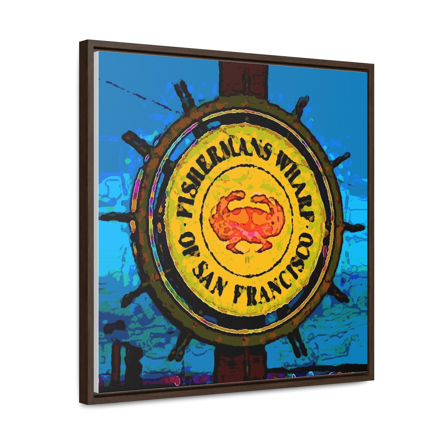 Gallery Canvas Wraps, Square Frame ...  "No.9 Fishermen's Grotto - Fishermen's Wharf, SF, California" ... Family Archives: 1970's ... Original Works ...