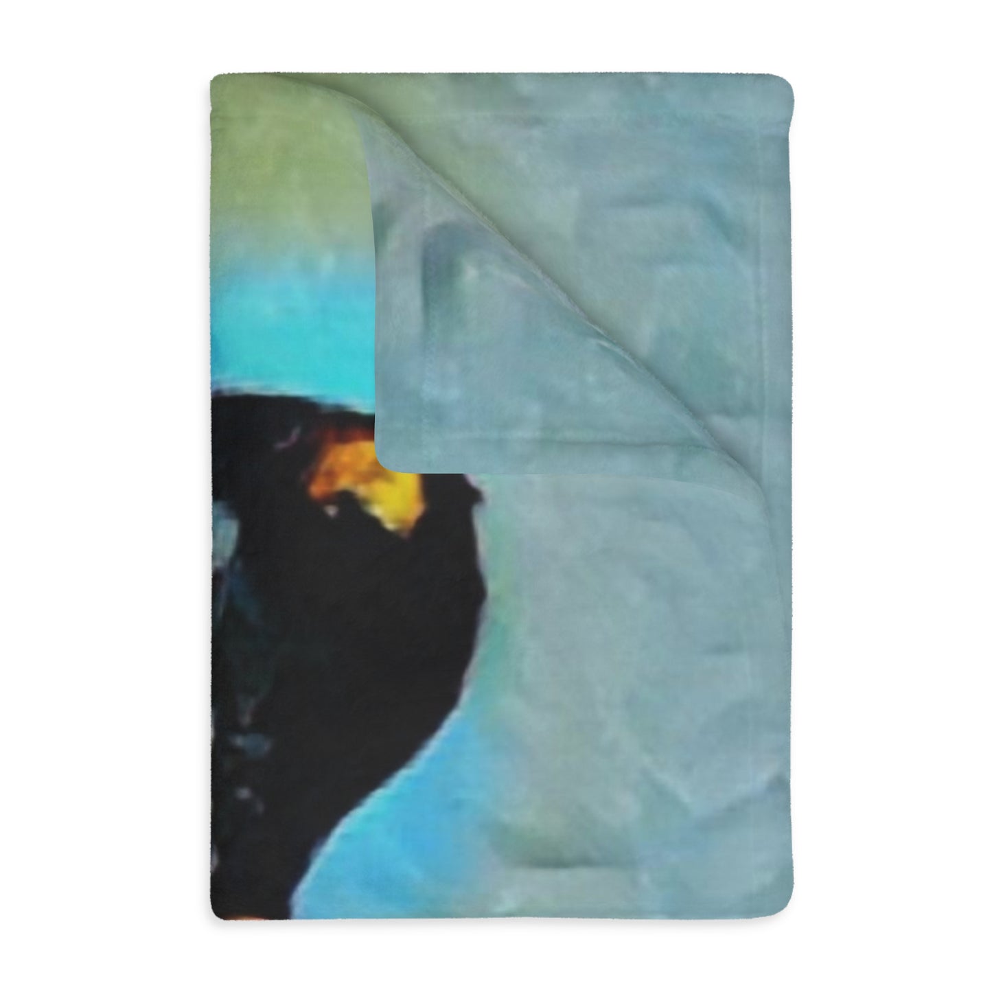 Velveteen Minky Blanket (Two-sided print) ... An Extraordinary Humpback Breach ... 'With Explosive Energy' ... Family Archives (KPH) ... Circa: 21st Century. Maui, HI ... Original Works ...