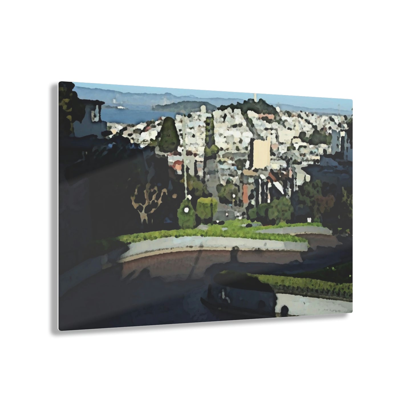 Acrylic Prints ... "Lombard Street San Francisco, CA, USA" ... Family Archives 1970's ... Original Works ...
