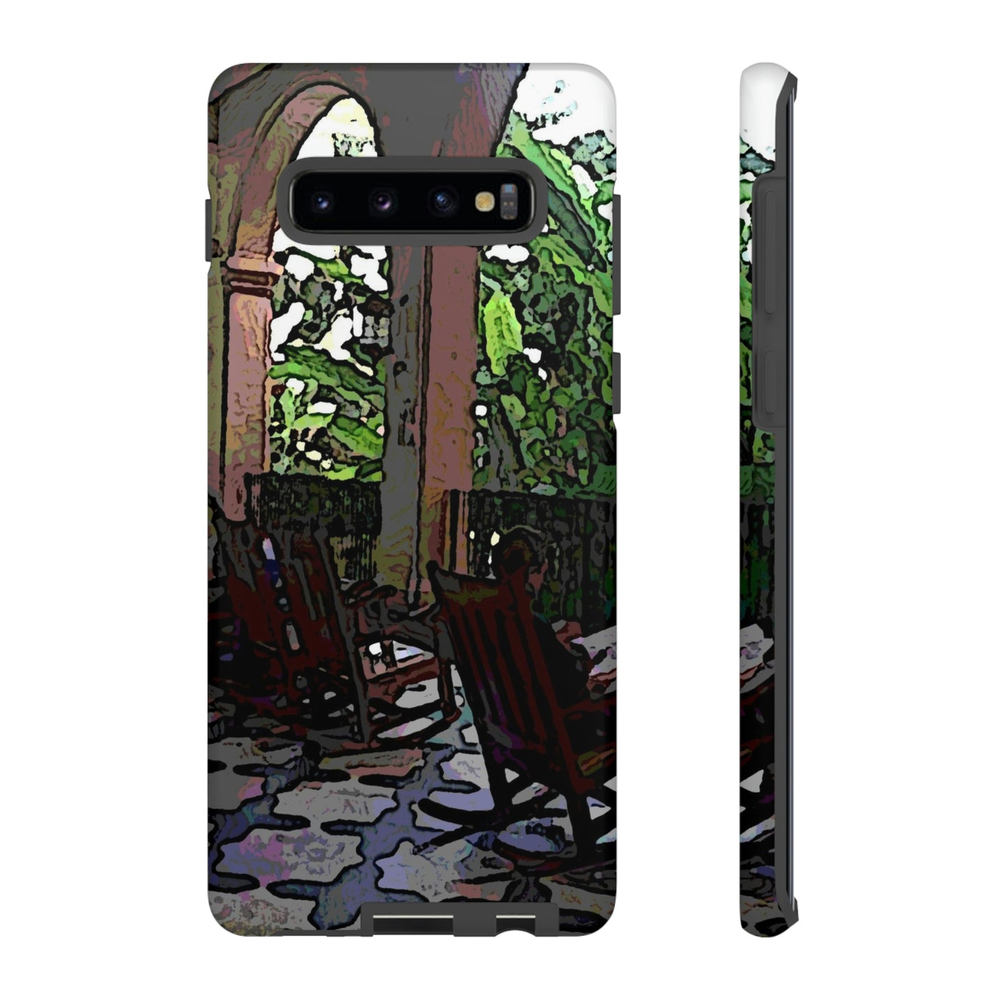 Tough Cases ... Lanai & Rocking Chairs At: 'The Pink Palace' ... The Royal Hawai'ian ... Honolulu, HI ... '27Oct2014' ... Original Works ...