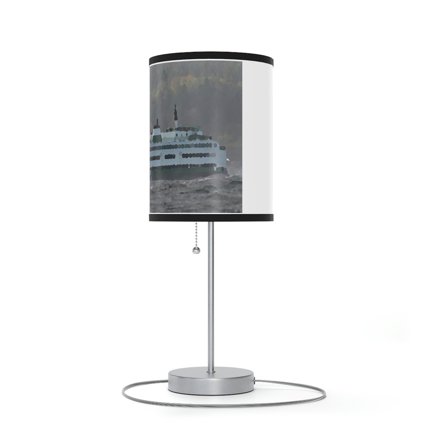 Lamp on a Stand, US|CA plug ... WADOT Ferry Crossing ... "A Very Rough Day" ... Mulkiteo Route ... Family Archives ... Early 1990's' ... Original Works ...