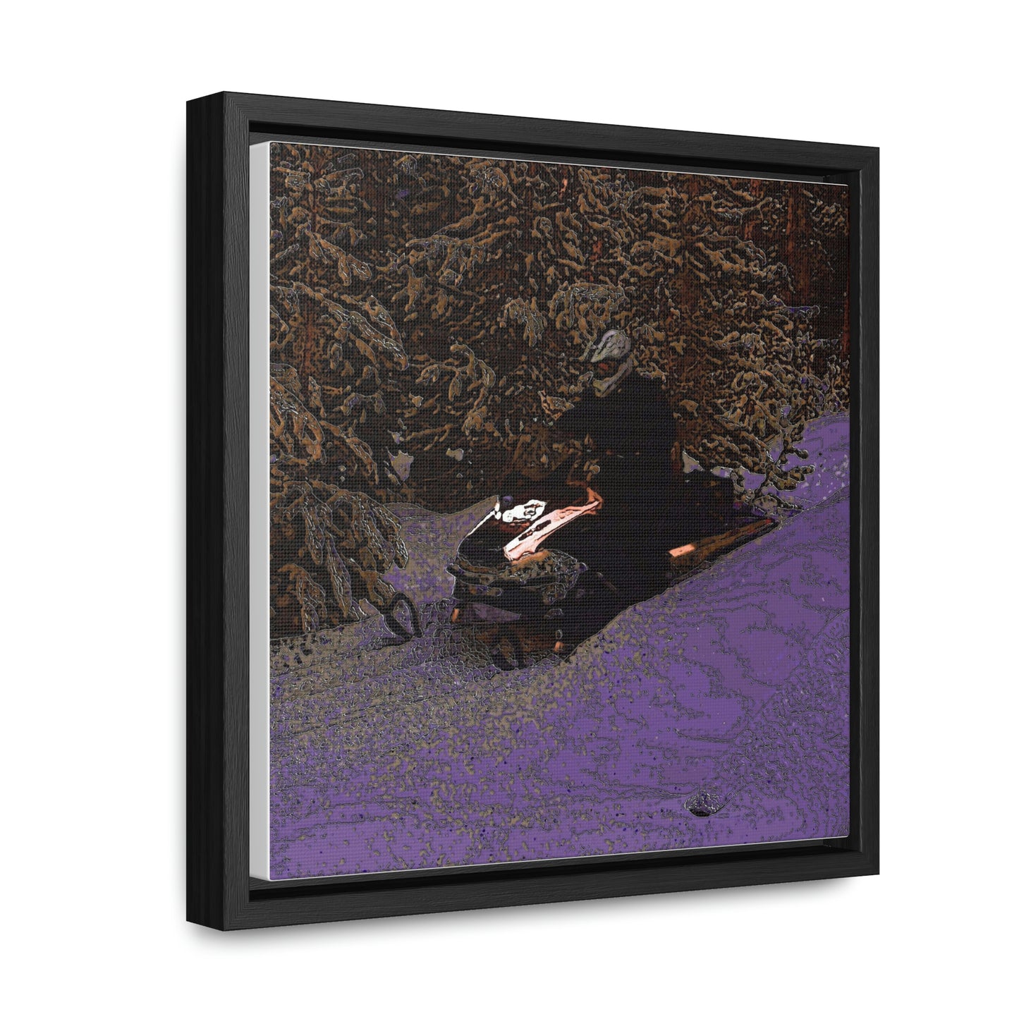 Gallery Canvas Wraps, Square Frame ... Yep ... "Another Day ... Riding Through The Wilderness ... " ... February 2023 ... Original Works ...
