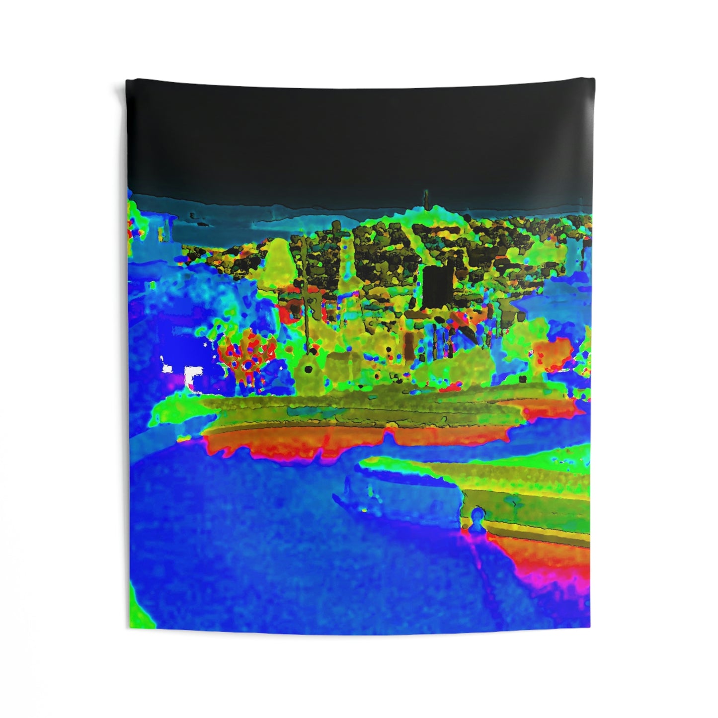 Indoor Wall Tapestries ... "Lombard Street San Francisco, CA, USA" ... Family Archives 1970's ... Original Works ...