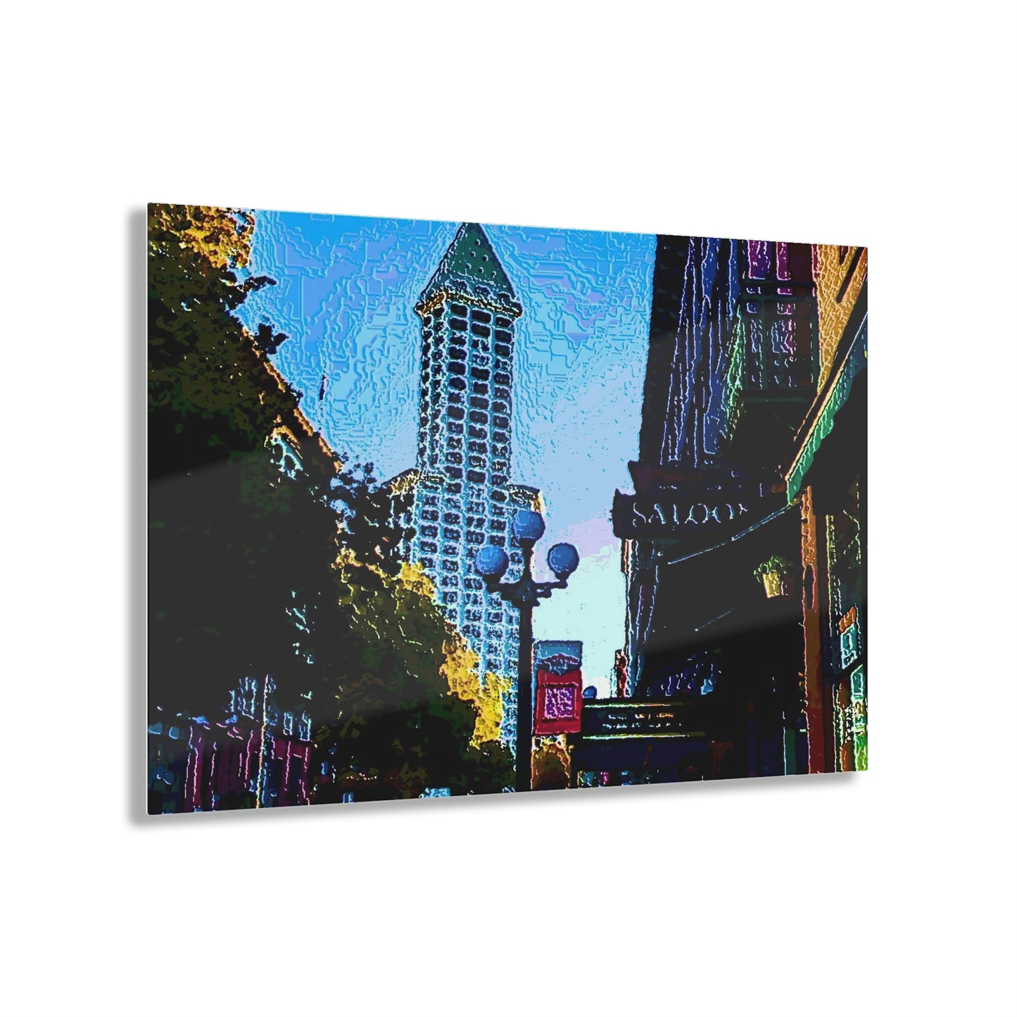 Acrylic Prints ... Pioneer Square & Smith Tower ... 'That World Famous View' ... Colleague Supplied Photo ... Original Works ...