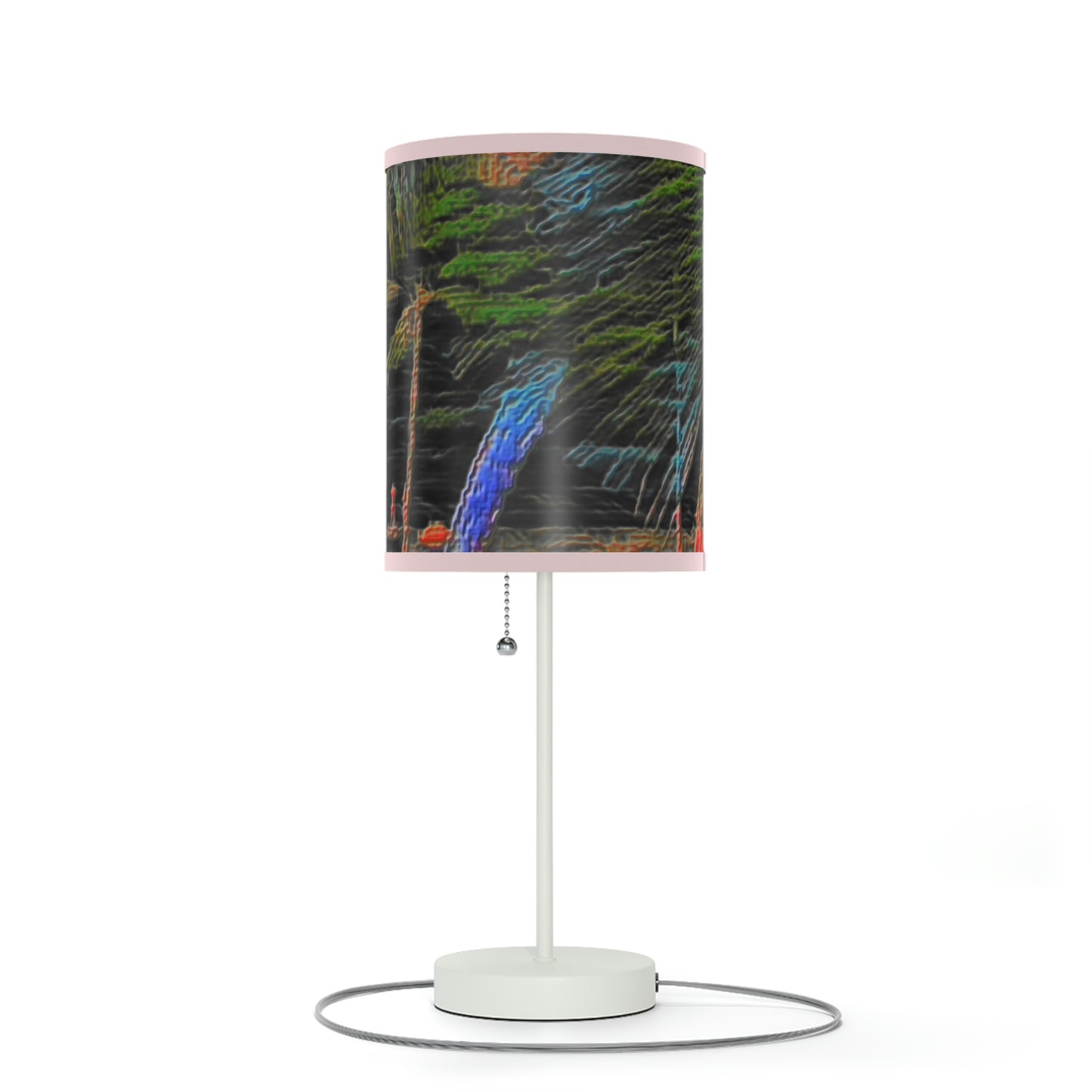 Lamp on a Stand, US|CA plug ... "The Royal Hawai'ian: Waikiki Beach_Beach" ... Honolulu, HI ... Ocotber 2014 (Halloween) ... Original Works ...