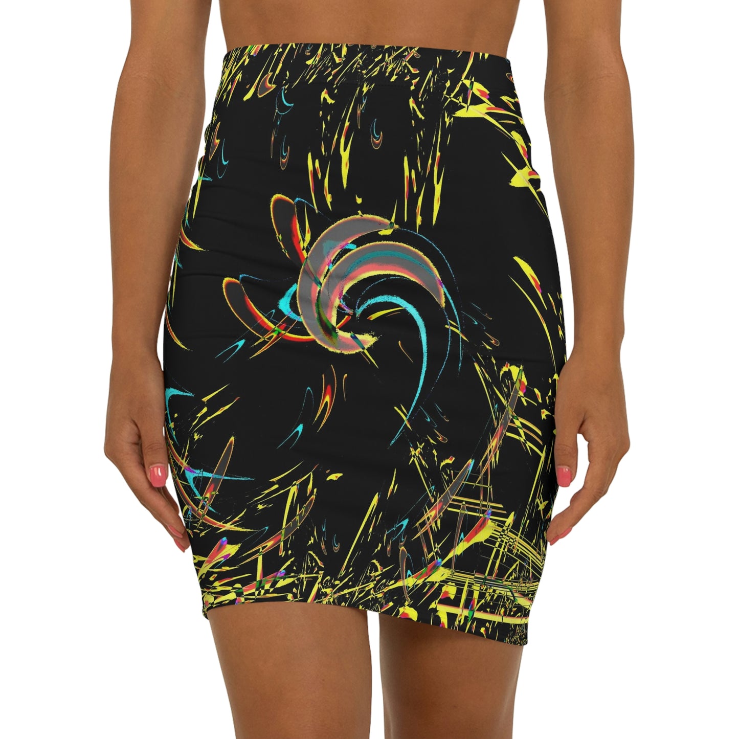 Women's Mini Skirt ... "Waning Moon" ... Central Idaho ... October 2022 ... Rendering Time: 22 Hours ... Original Works ...