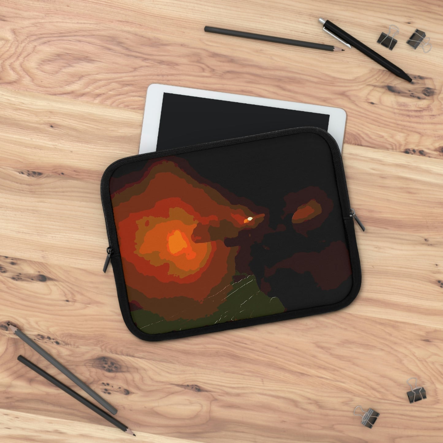 Laptop Sleeve ... Ruger .357 Magnum Early-Morning-Target-Practice ... 'Circa April 2022' ... Original Works ...