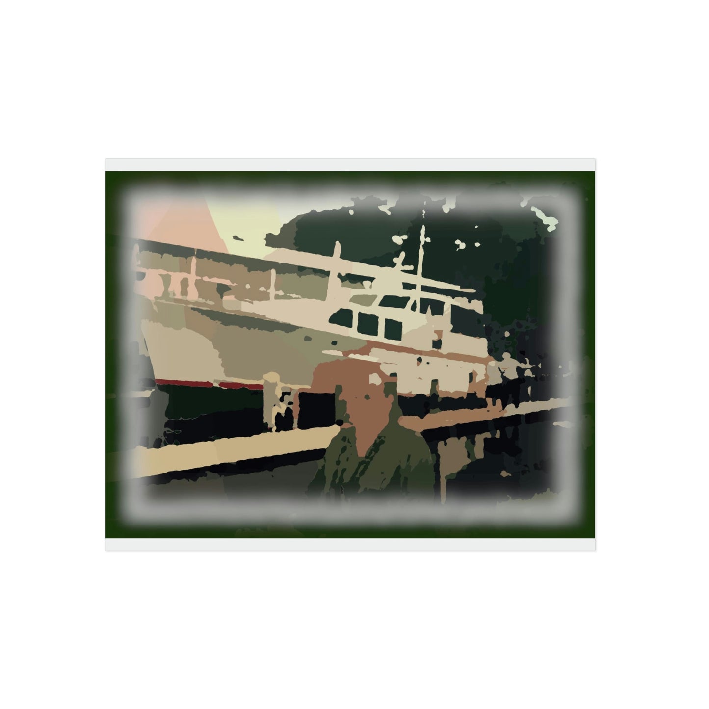 Aluminum Composite Panels ... Classic 1970 Trumpy Wooden Yacht 'On-The-Rails' " ... Circa Autumn 2017 ... Great Bridge, Virginia ... AYB ...