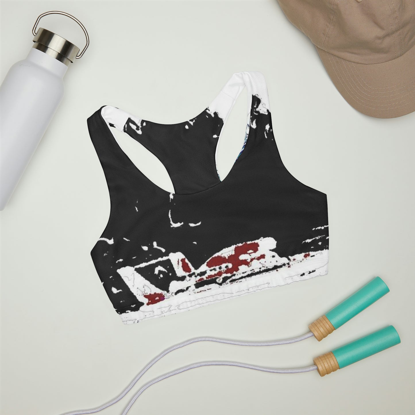 Girls' Double Lined Seamless Sports Bra ...  Seattle Columbia Cup On Lake Washington ... "Dave Wilcox Heads For The Win" ... Associate Gift-Photo ... Original Works ...