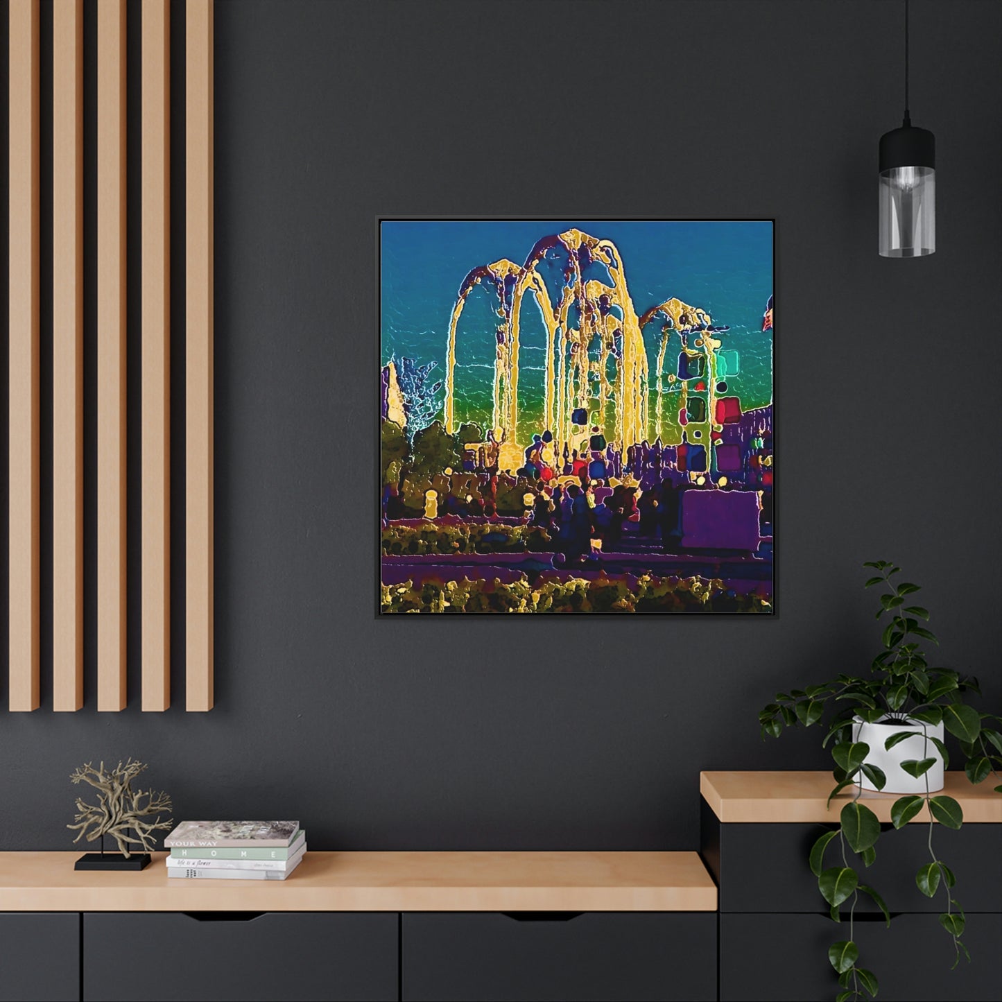 Gallery Canvas Wraps, Square Frame ... "Arches 'Like-No-Other' ... " Seattle World's Fair: 1962. A Family Original ...