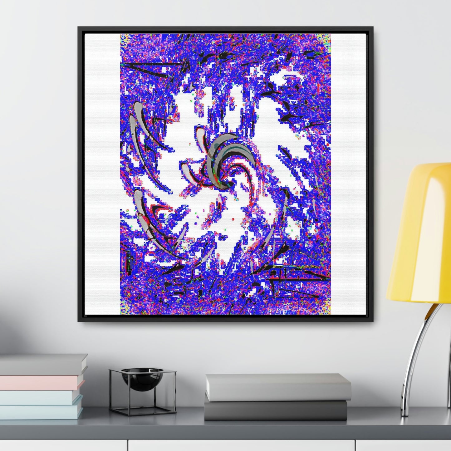 Gallery Canvas Wraps, Square Frame ... "Waning Moon" ... Central Idaho ... October 2022 ... Rendering Time: 22 Hours ... Original Works ...