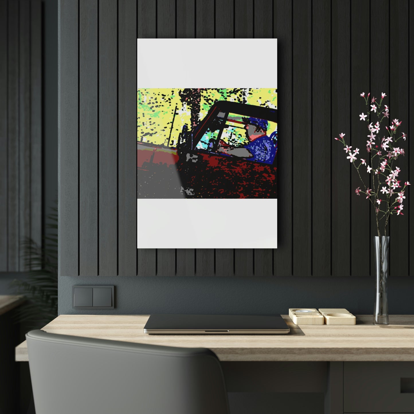 Acrylic Prints ... "Jeep & Bronco-Bustin'-It Up The Mountain Road"  ... Spring 2021 ... Rhett Creek, Idaho ... Original Works ...