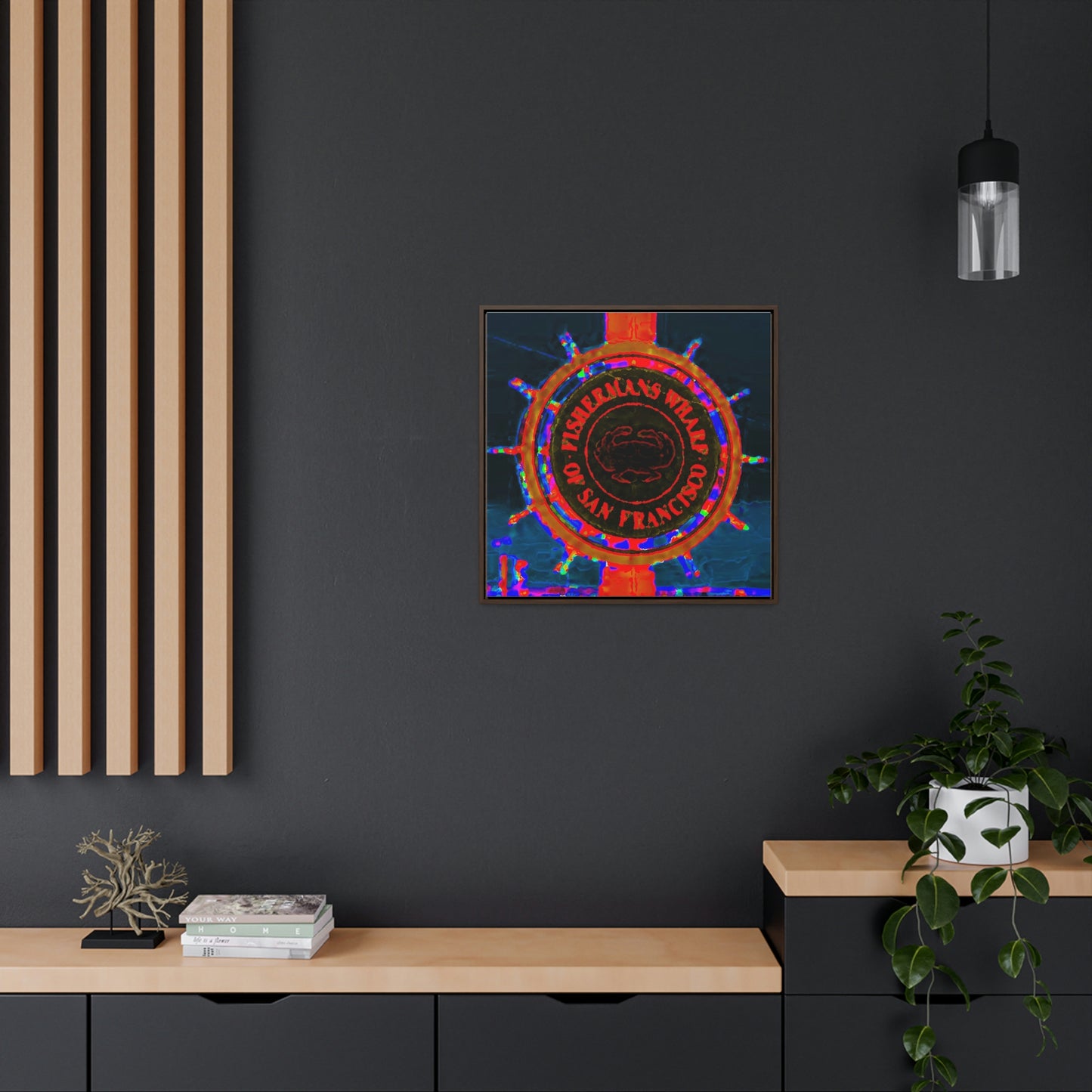 Gallery Canvas Wraps, Square Frame ... "No.9 Fishermen's Grotto - Fishermen's Wharf, SF, California" ... Family Archives: 1970's ... Original Works ...