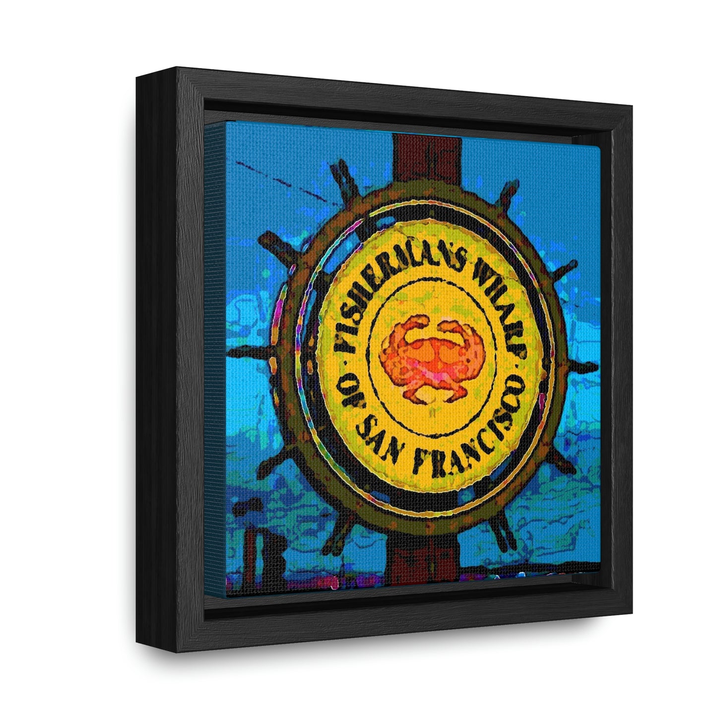 Gallery Canvas Wraps, Square Frame ...  "No.9 Fishermen's Grotto - Fishermen's Wharf, SF, California" ... Family Archives: 1970's ... Original Works ...
