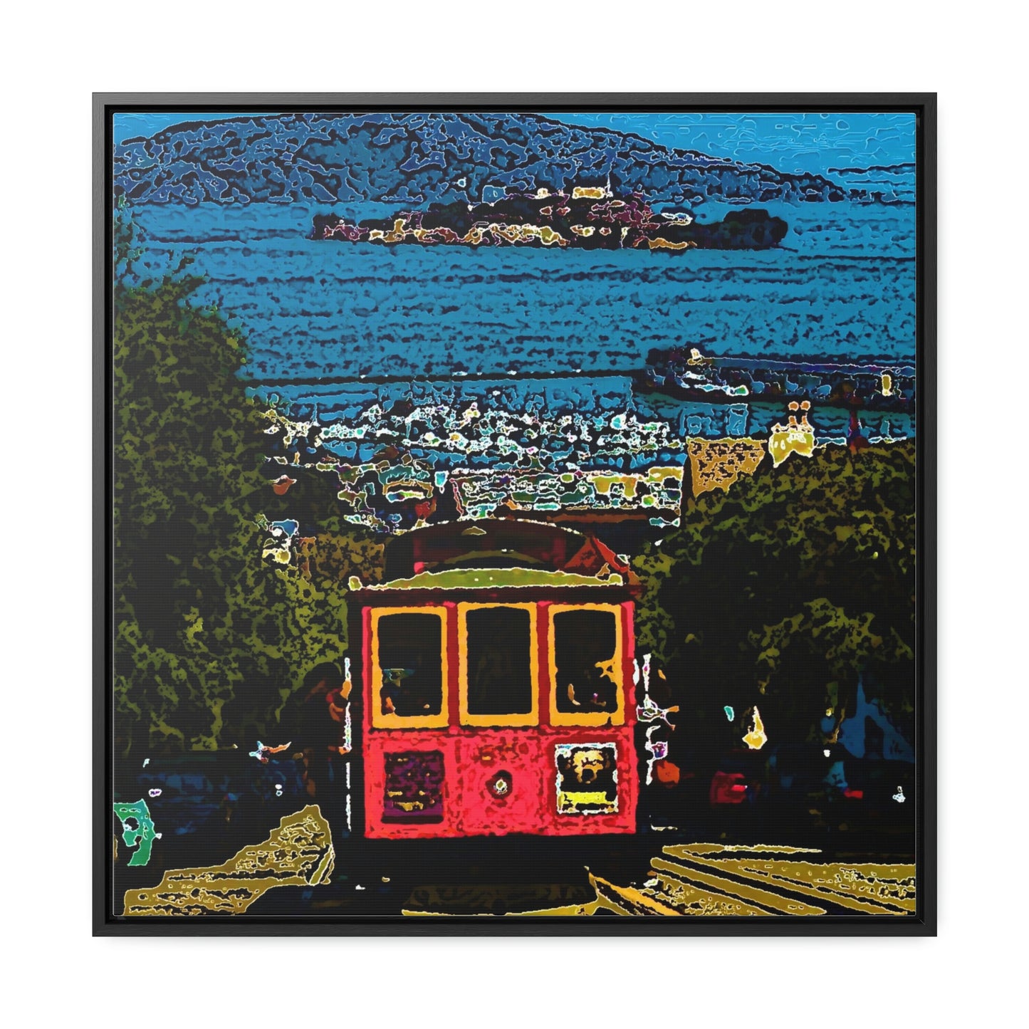 Gallery Canvas Wraps, Square Frame ... San Francisco ... 'A Rice-A-Roni-A-San Francisco Treat' ... "A Cable Car Classic" ... Family Archives: 1973 ... Original Works ...