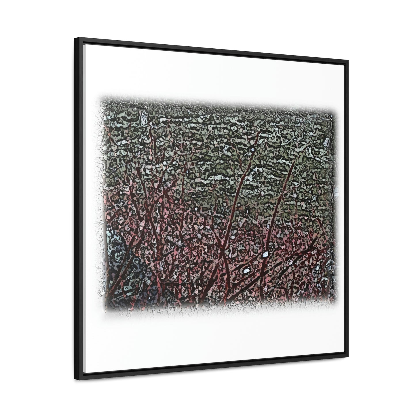Gallery Canvas Wraps, Square Frame ... "A River Runs Through It" ... Red-Osier-Dogwood (Cornus Stonlifera 'Rubra') .. Original Works ... Central Idaho ...