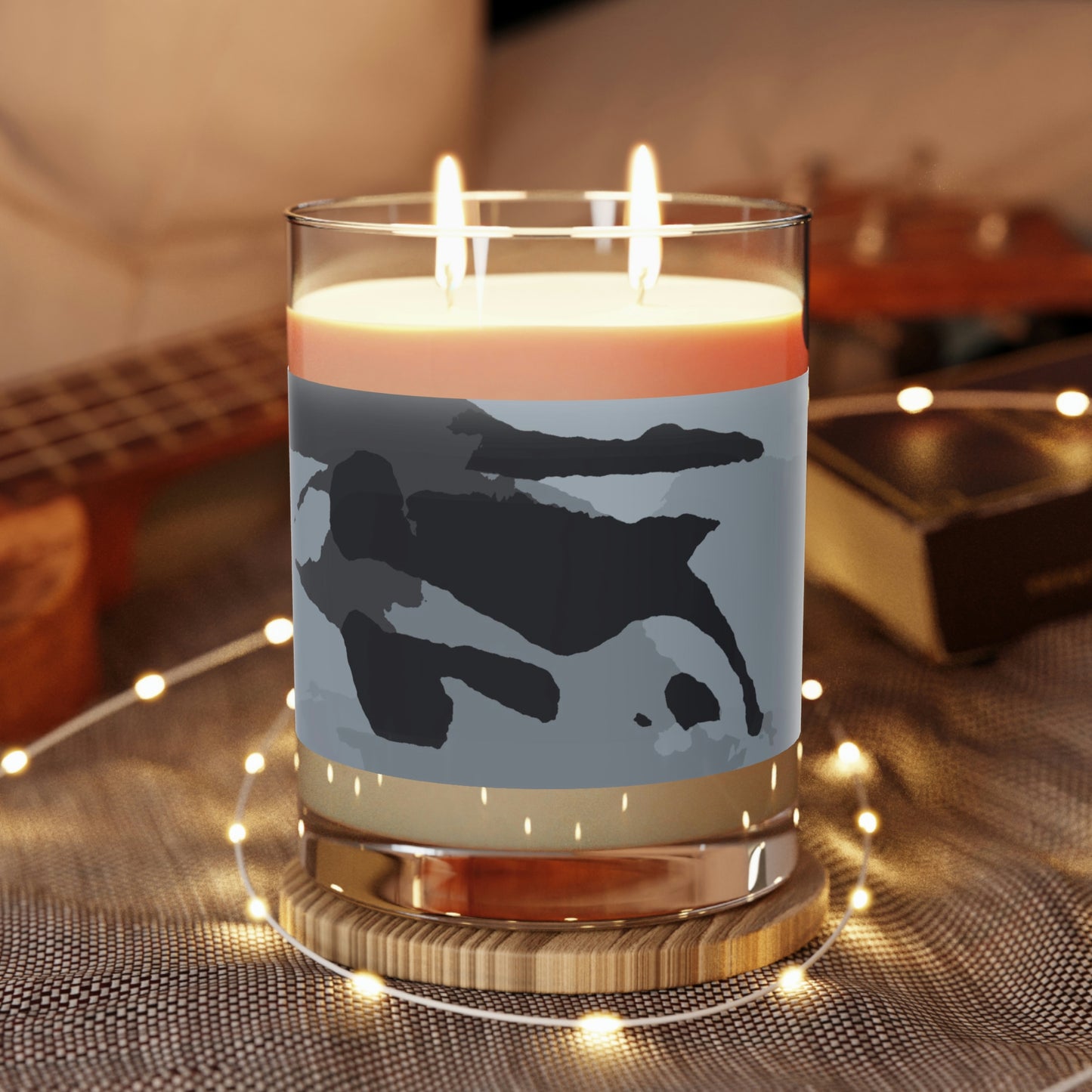 Scented Candle - Full Glass, 11oz ...  'Right Next To Us ... Whale Watch Salish Sea' ... Summer 2012 ... Friday Harbor, San Juan Island, WA ...