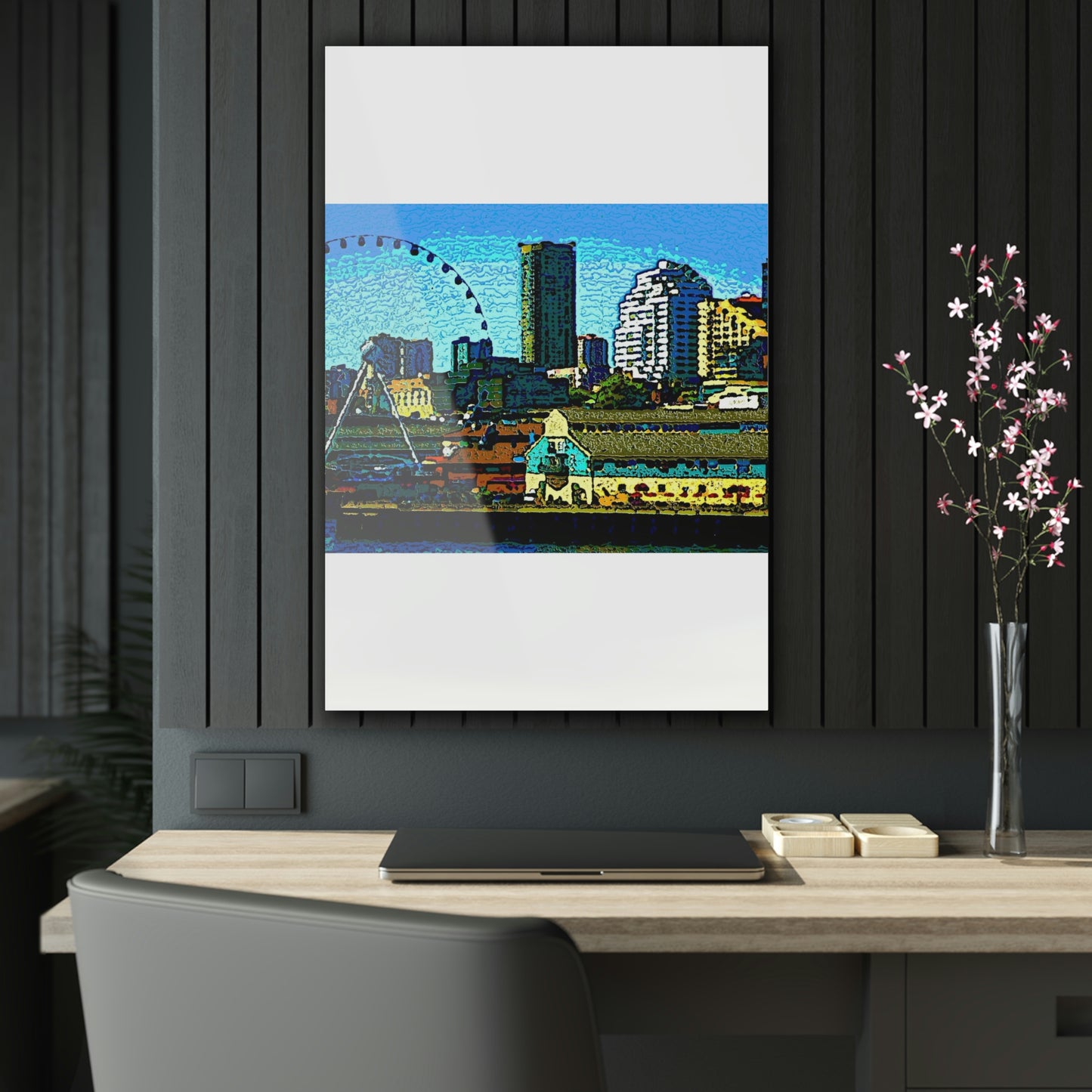 Acrylic Prints... That Classic Wheel ... 'Seattle's Wheel' ... & An Old Classic Waterside Vendors ...  'Family Archives' ... Original Works ...