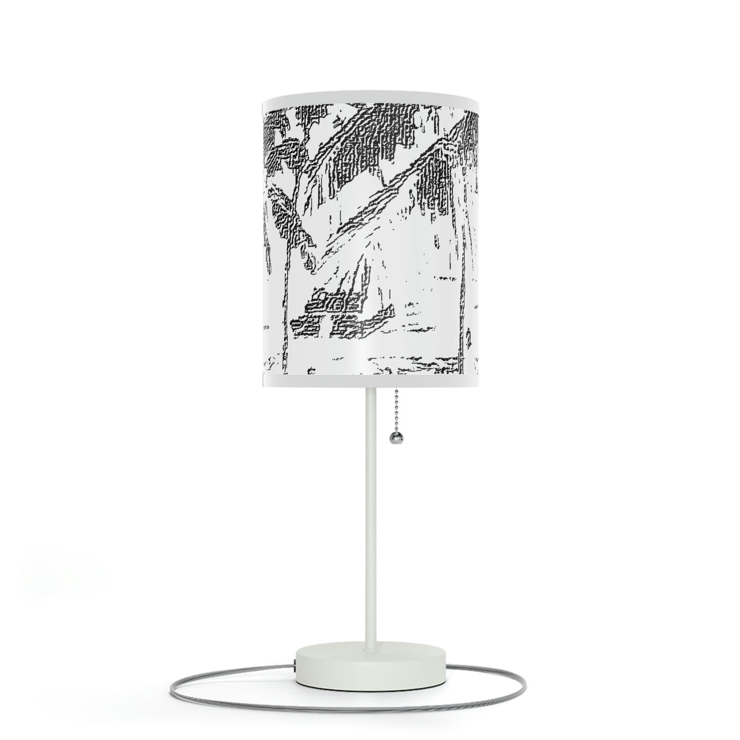 Lamp on a Stand, US|CA plug ... "The Royal Hawai'ian: Waikiki Beach_Beach" ... Honolulu, HI ... Ocotber 2014 (Halloween) ... Original Works ...