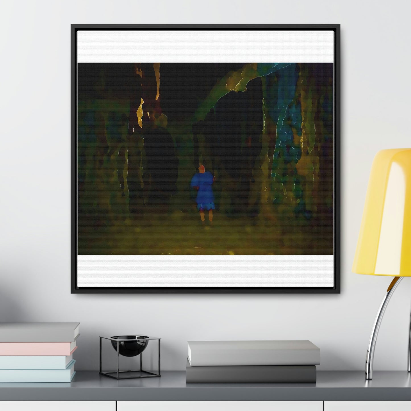 Gallery Canvas Wraps, Square Frame ... Jesuit Philosophy ... "In The Polynesian Banyans ..."