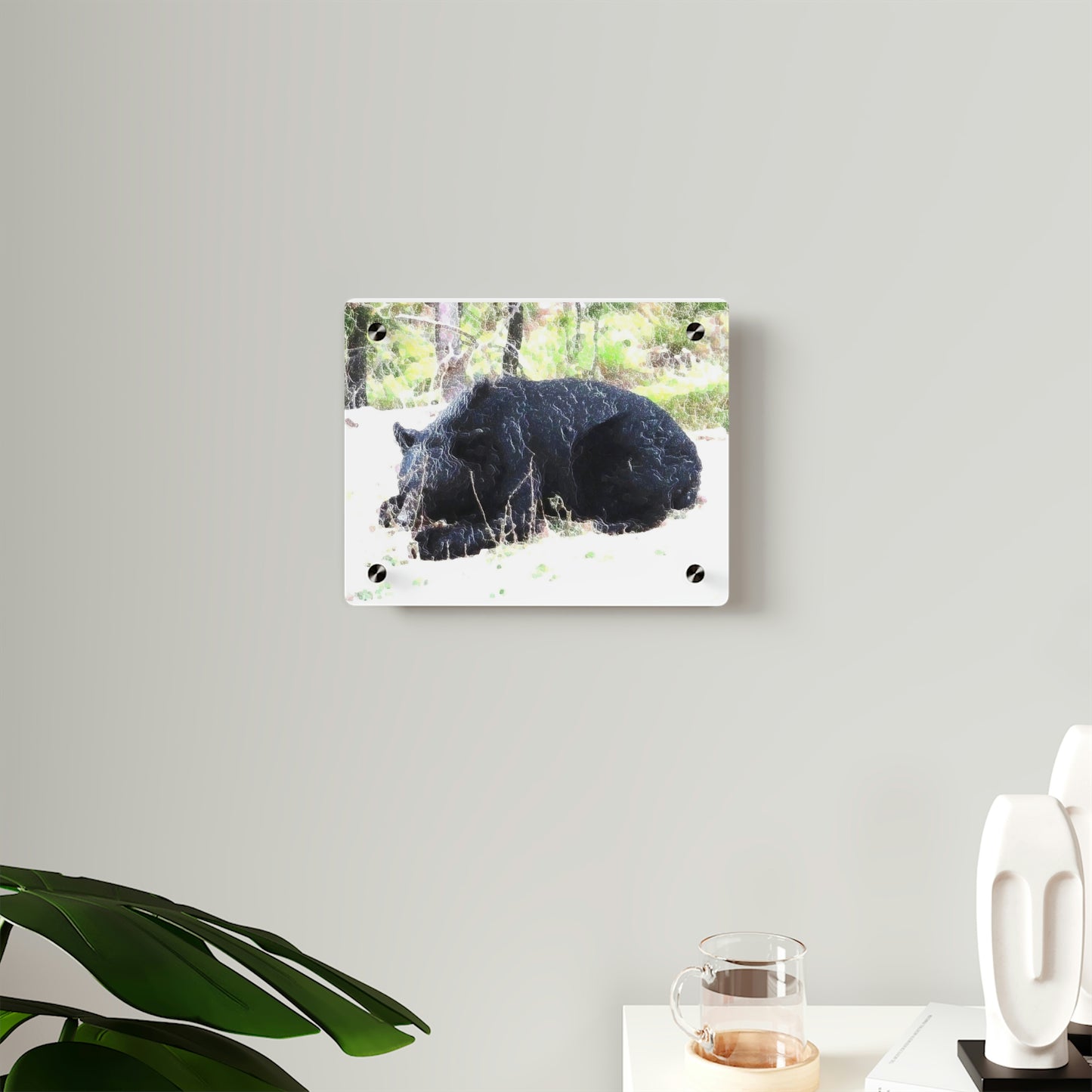 Acrylic Wall Art Panels ... RCY: "Rhett Creek Yogi ... '500 Lbs Of Autumn Season Hunger' ..."  ... September 2022 ... Central Idaho ... Original Works ...