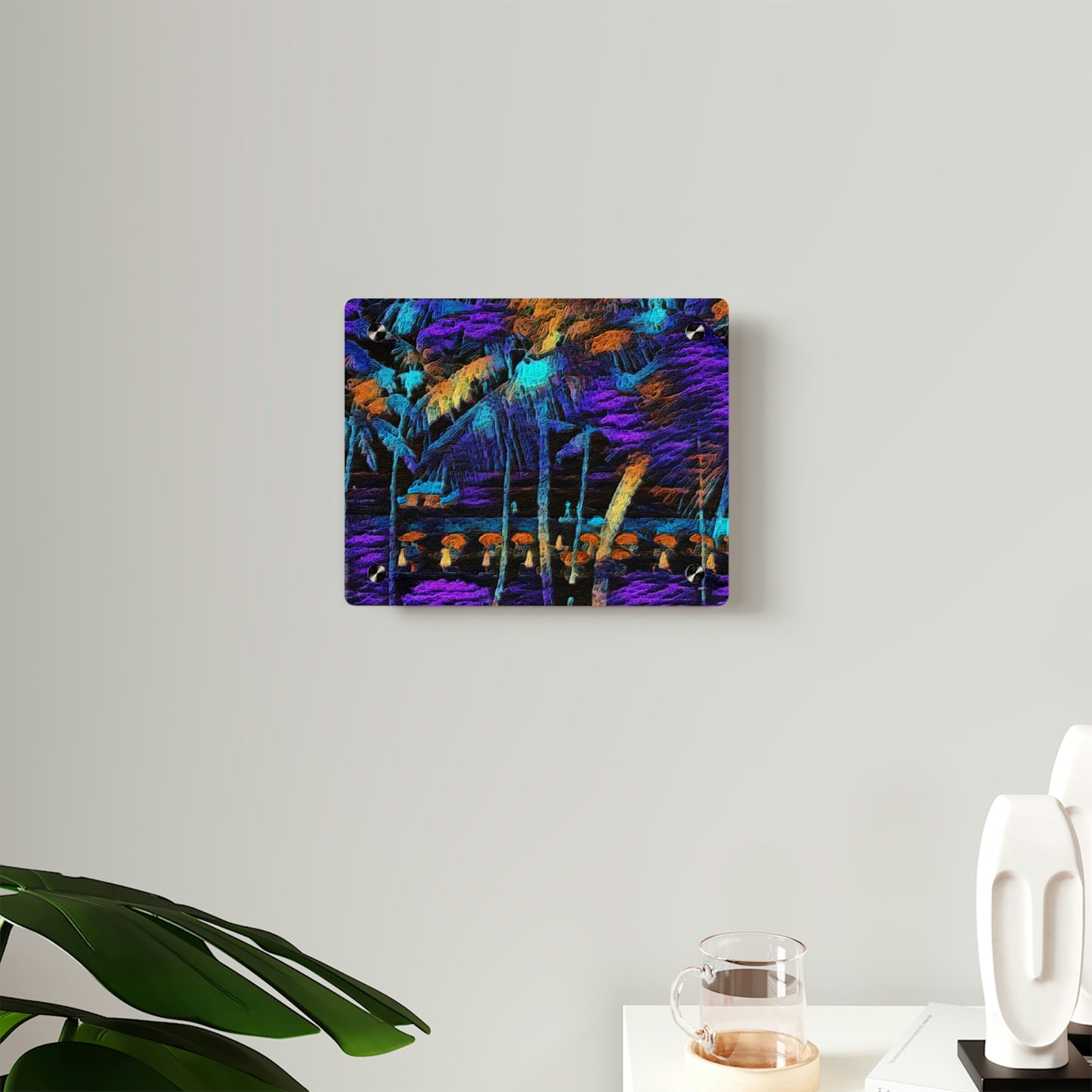 Acrylic Wall Art Panels ... "The Royal Hawai'ian: Waikiki Beach_Beach" ... Honolulu, HI ... Ocotber 2014 (Halloween) ... Original Works ...