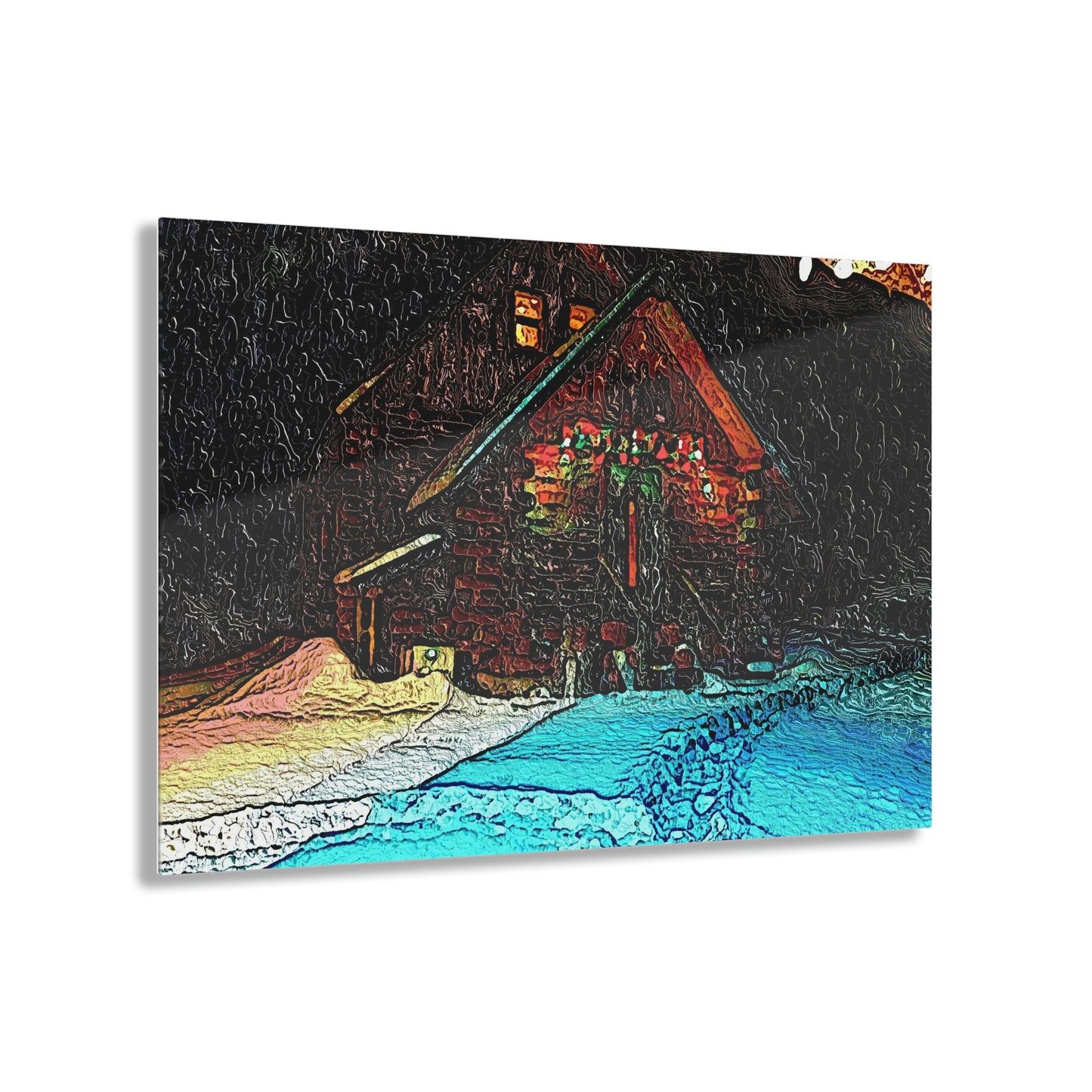 Acrylic Prints ... A Cold ... A Very Snowy ... "A Tranquil & Quiet Morning In Mountainous Central Idaho" ... Original Works ...