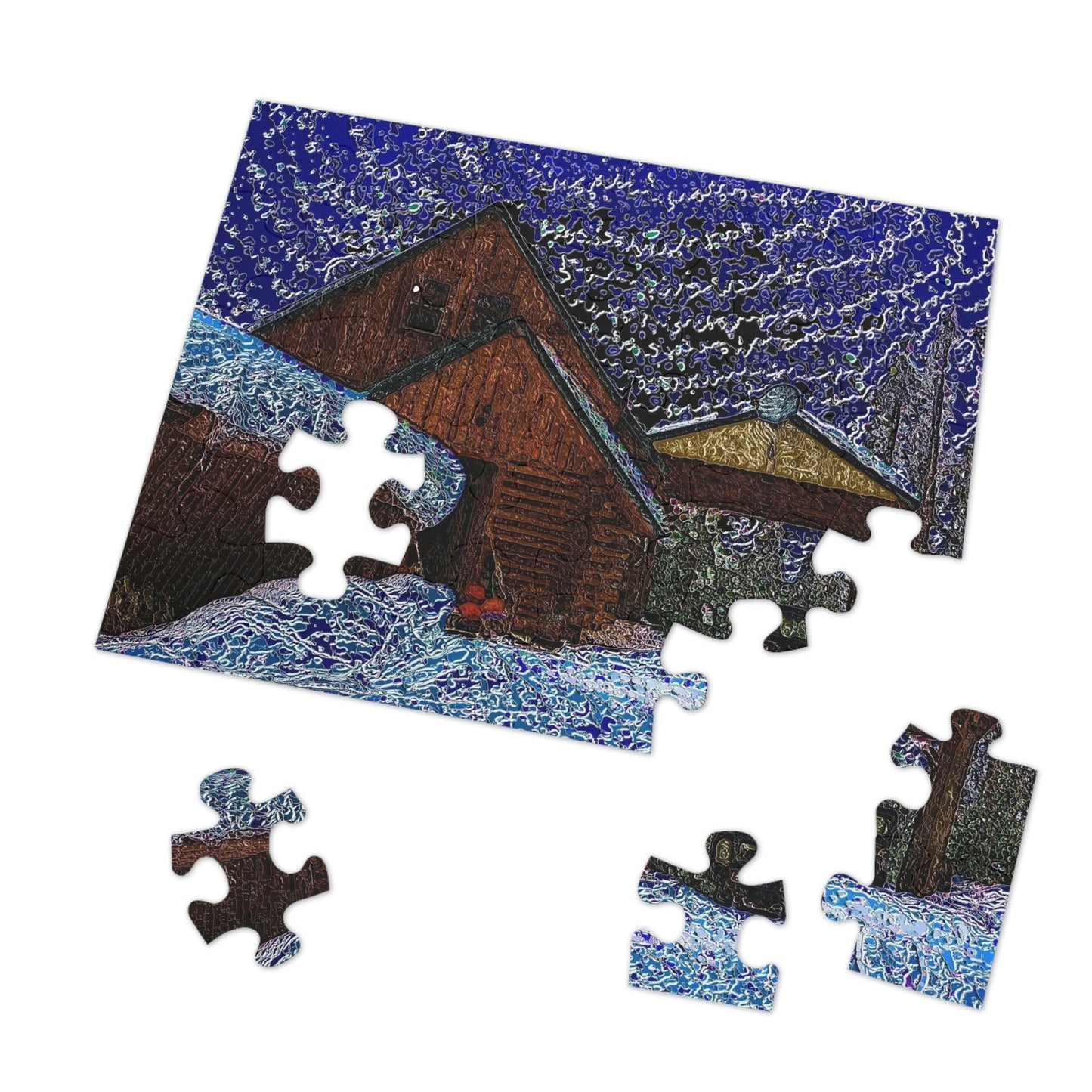 Jigsaw Puzzle (30, 110, 252, 500,1000-Piece) ... Piece-By-Piece ... "Count The Hours & Enjoy The Colors..!" ... Original Works: Phots' Photo: Les Objets D'Art ...