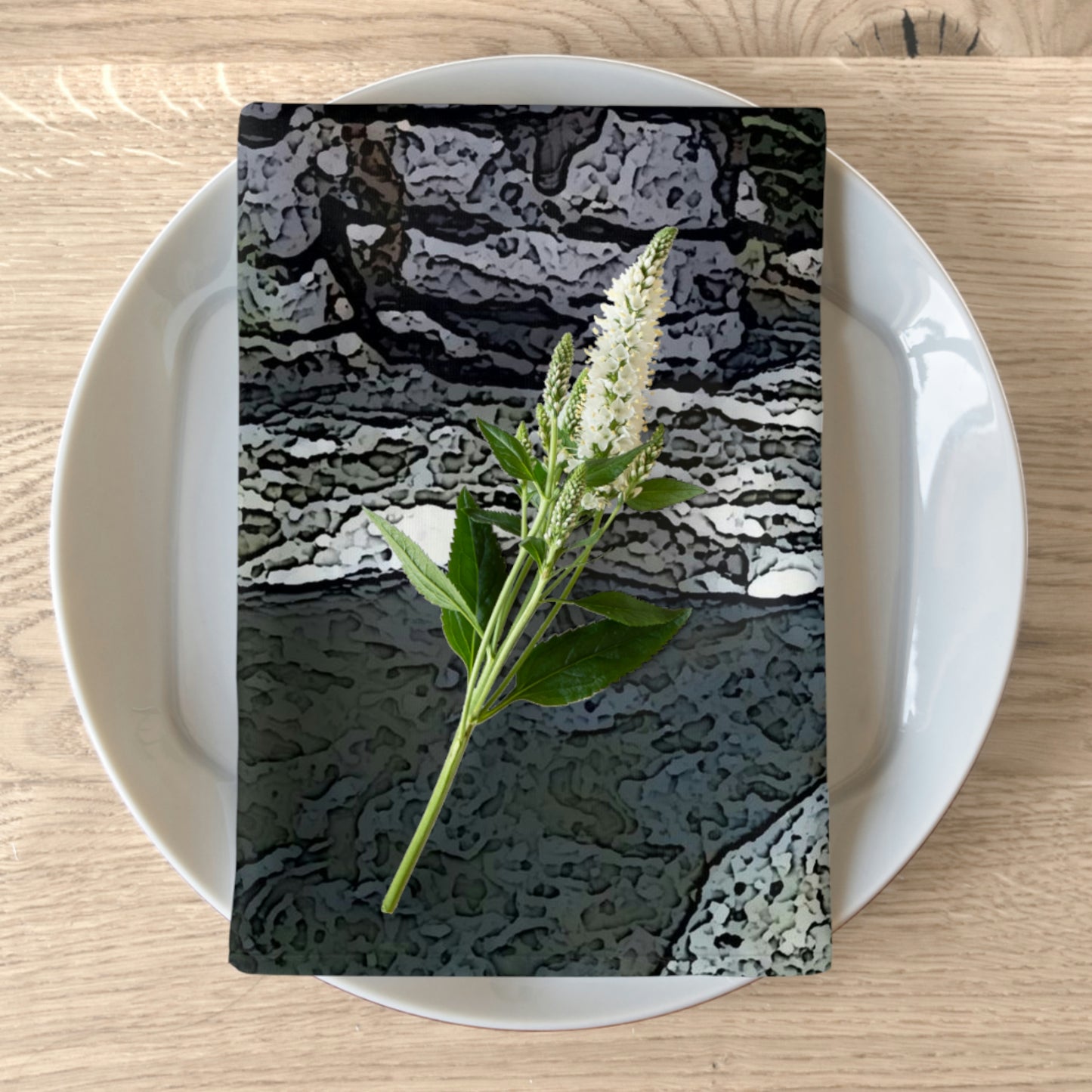 Napkins ..."I Am Innocent" ... Tricky-Dick Immortalized ... Nixon Rock: Along The River ... Central Idaho, Summer 2020 ... Original Works ...