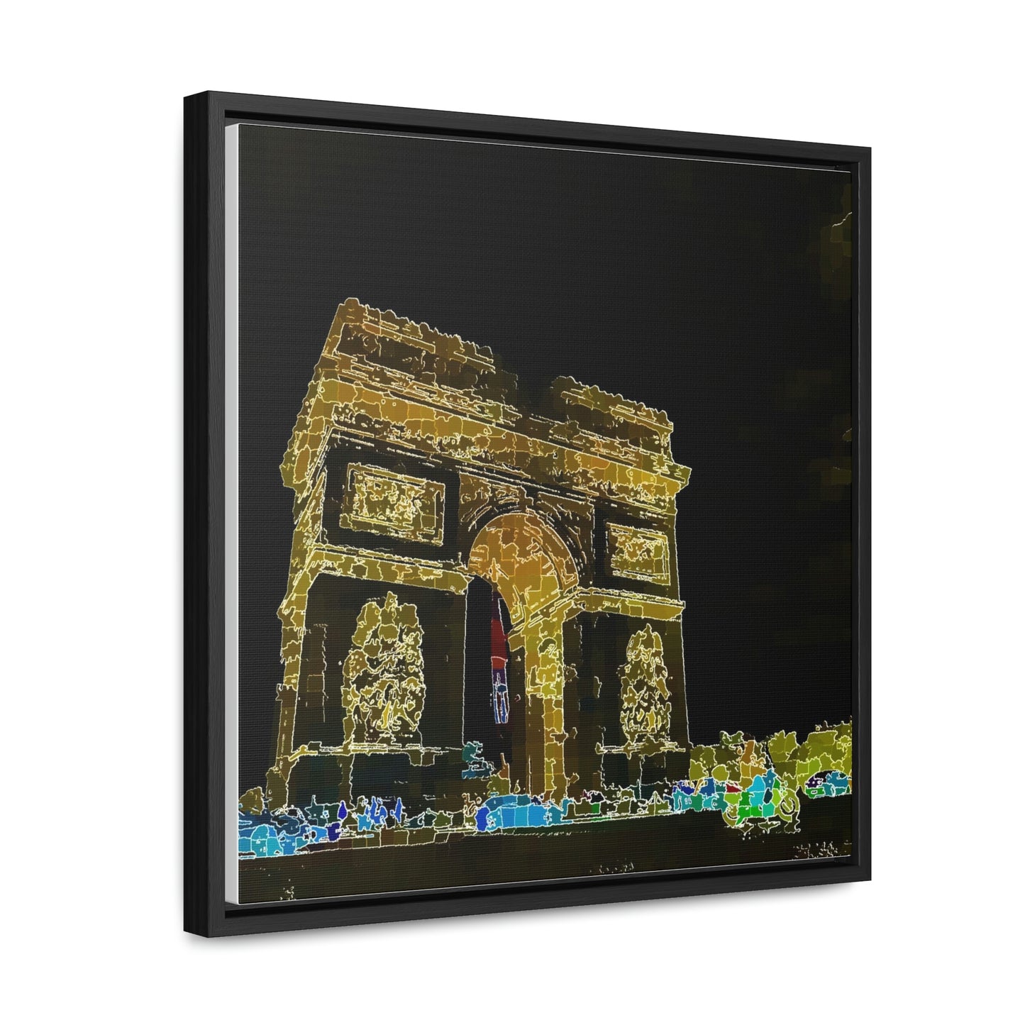 Gallery Canvas Wraps, Square Frame ...  L'Arc de Triomphe ... 'Barbara Joan Bonnell-Holt Photo' ... Circa 1972 ... Oringinal Works ...