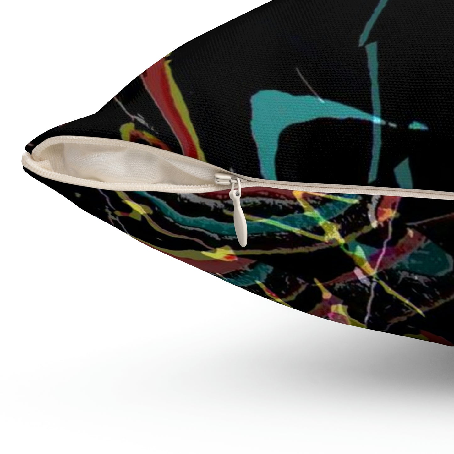 Spun Polyester Square Pillow ... "Waning Moon" ... Central Idaho ... October 2022 ... Rendering Time: 22 Hours ... Original Works ...