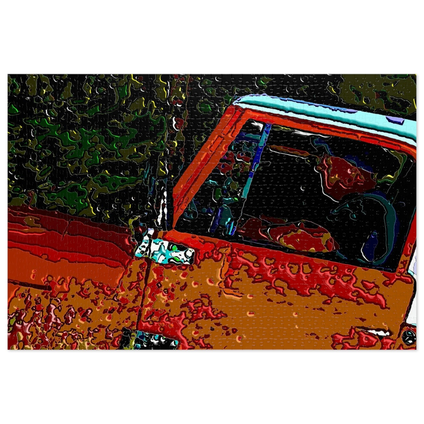 Jigsaw Puzzle (30, 110, 252, 500,1000-Piece) ... How-To-Drive-Idaho's-Mountain_Roads ... "Like A Professional'" ... "Truckin' Like The Doo-Dah-Man" ...