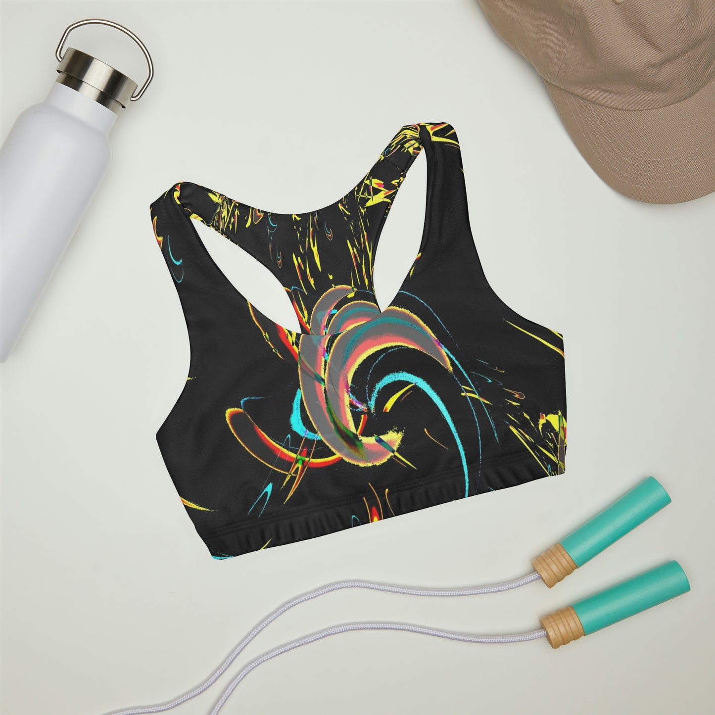 Girls' Double Lined Seamless Sports Bra ... "Waning Moon" ... Central Idaho ... October 2022 ... Rendering Time: 22 Hours ... Original Works ...