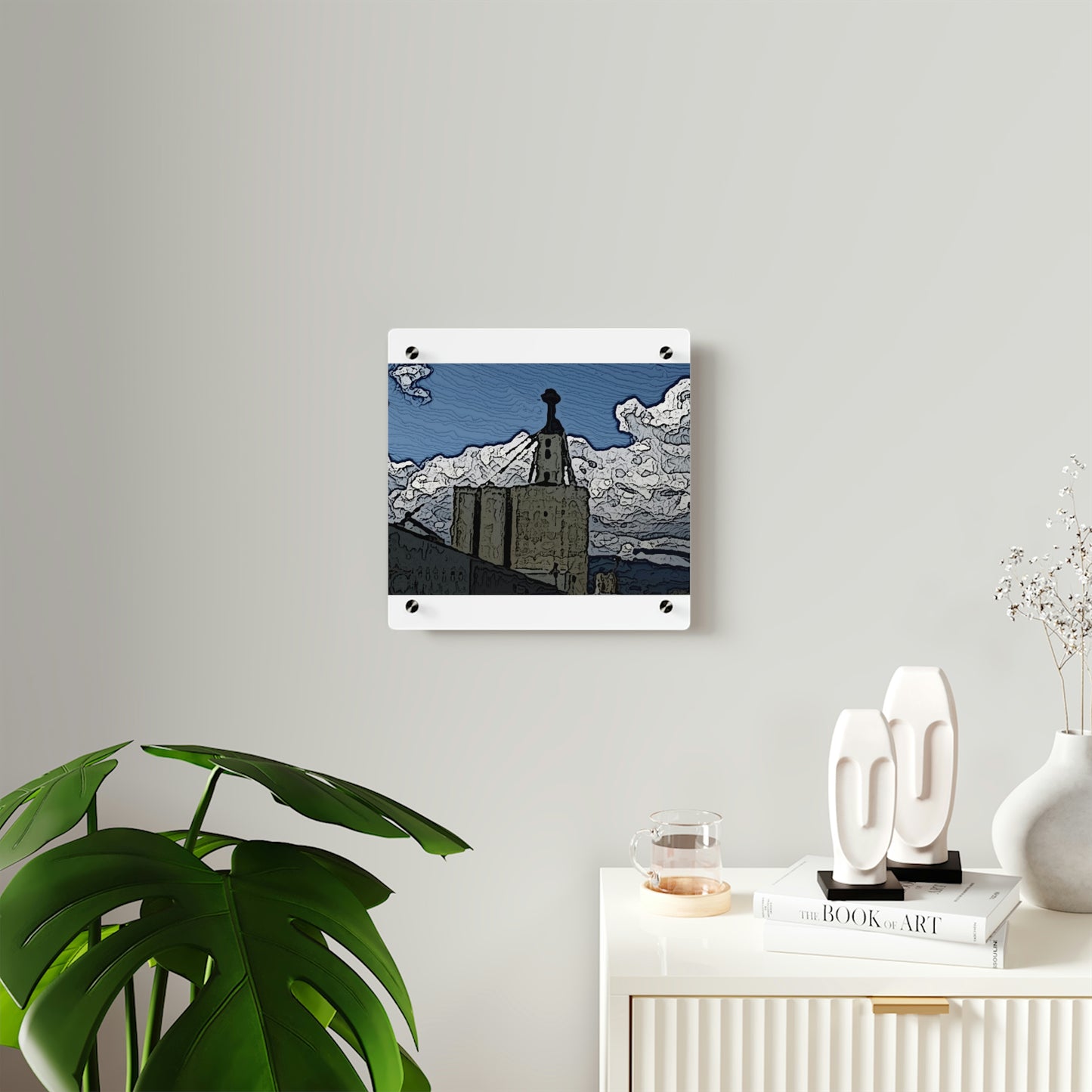 Acrylic Wall Art Panels ... "ICP: Idaho County Propane ... 'Production Facilities Grangeville, Idaho' ... "  Original Works: Rendering Time: 10 Hours ...
