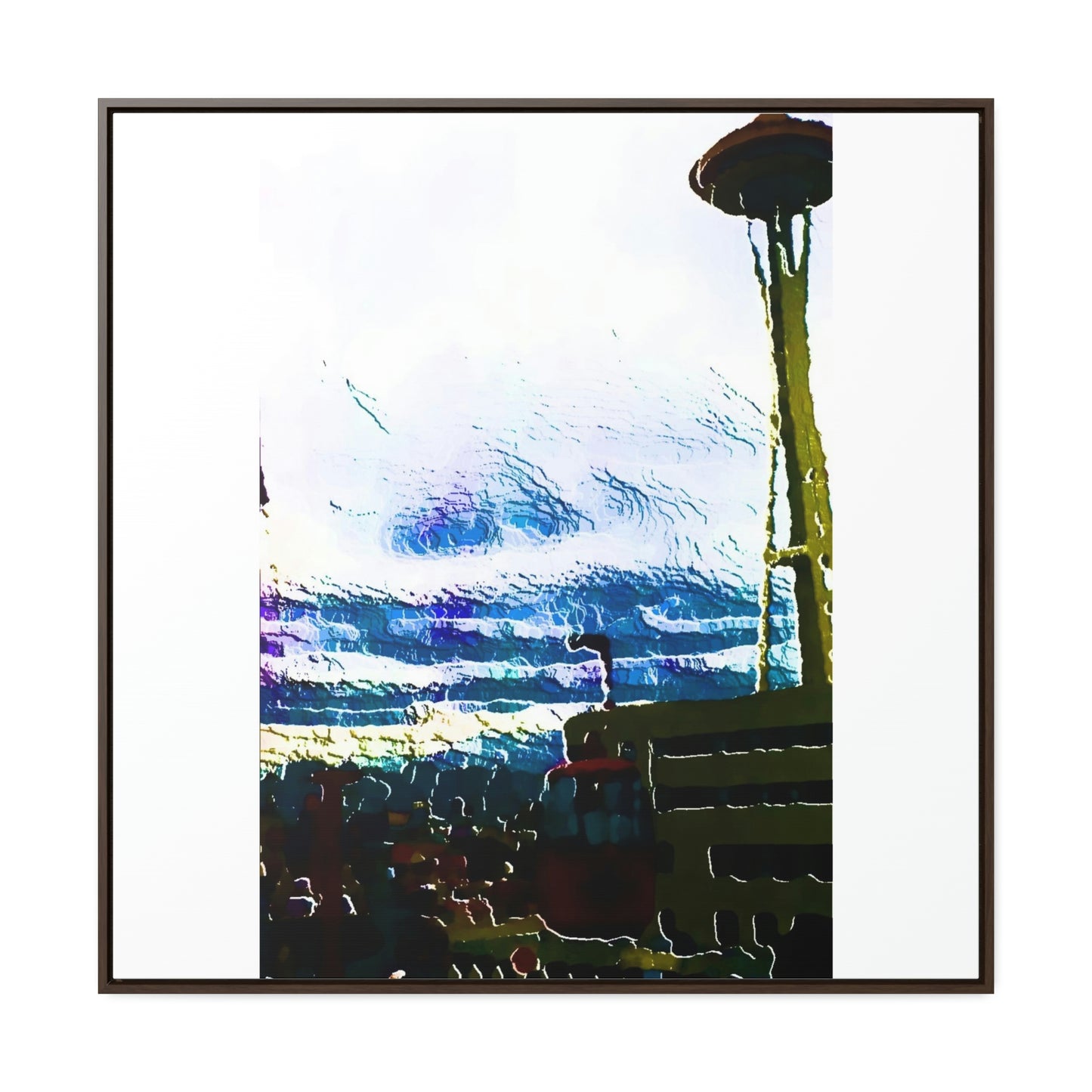 Gallery Canvas Wraps, Square Frame ... Air Tram-Way Gondola & Seattle Space Needle: Seattle World's Fair: 1962 ... Original Works ...
