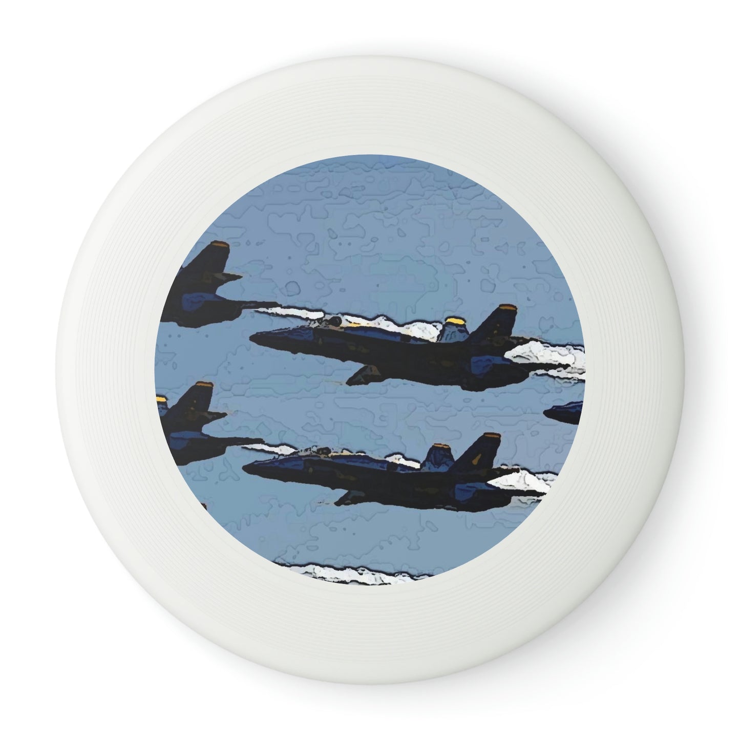 Wham-O Frisbee ... Seattle Seafair ..."Blue Angels Run Over Lake Washington" ... Circa Mid 1980's ... Dr FJ Holt ... Original Works ...