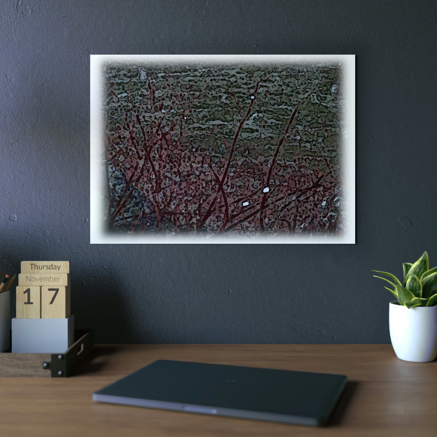 Aluminum Composite Panels ... Cornus Stolonifera: 'Red Osier Dogwood' ... "Down By The River" ... Noth Fork Clearwater River, Trappers Creek Area, Idaho ... May 2022 ... Original Works ...