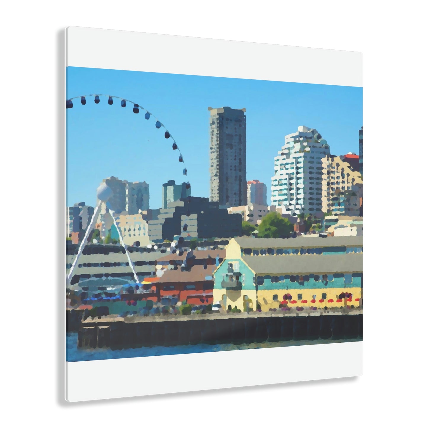 Acrylic Prints ... That Classic Wheel ... 'Seattle's Wheel' ... & Old Classic Waterside Vendors ...  'Family Archives' ... Original Works ...