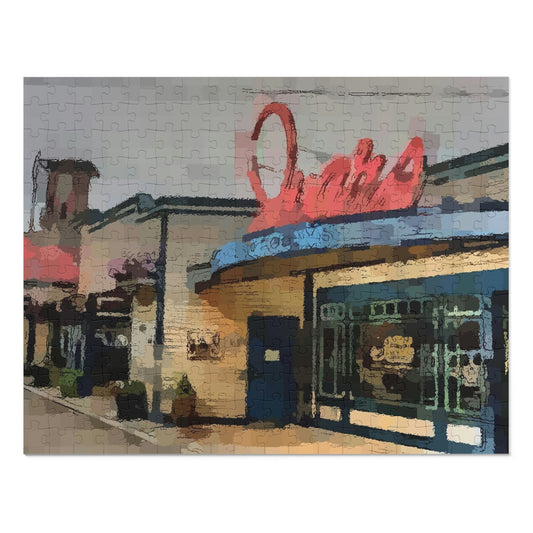 Jigsaw Puzzle (30, 110, 252, 500,1000-Piece) ...  In-A-Hurry & Stressed? ... Remember: Keep "Clam" ... Clam_Happy ...  'Ivars: Seattle Waterfront' ... Personal Archives ... Original Works ...