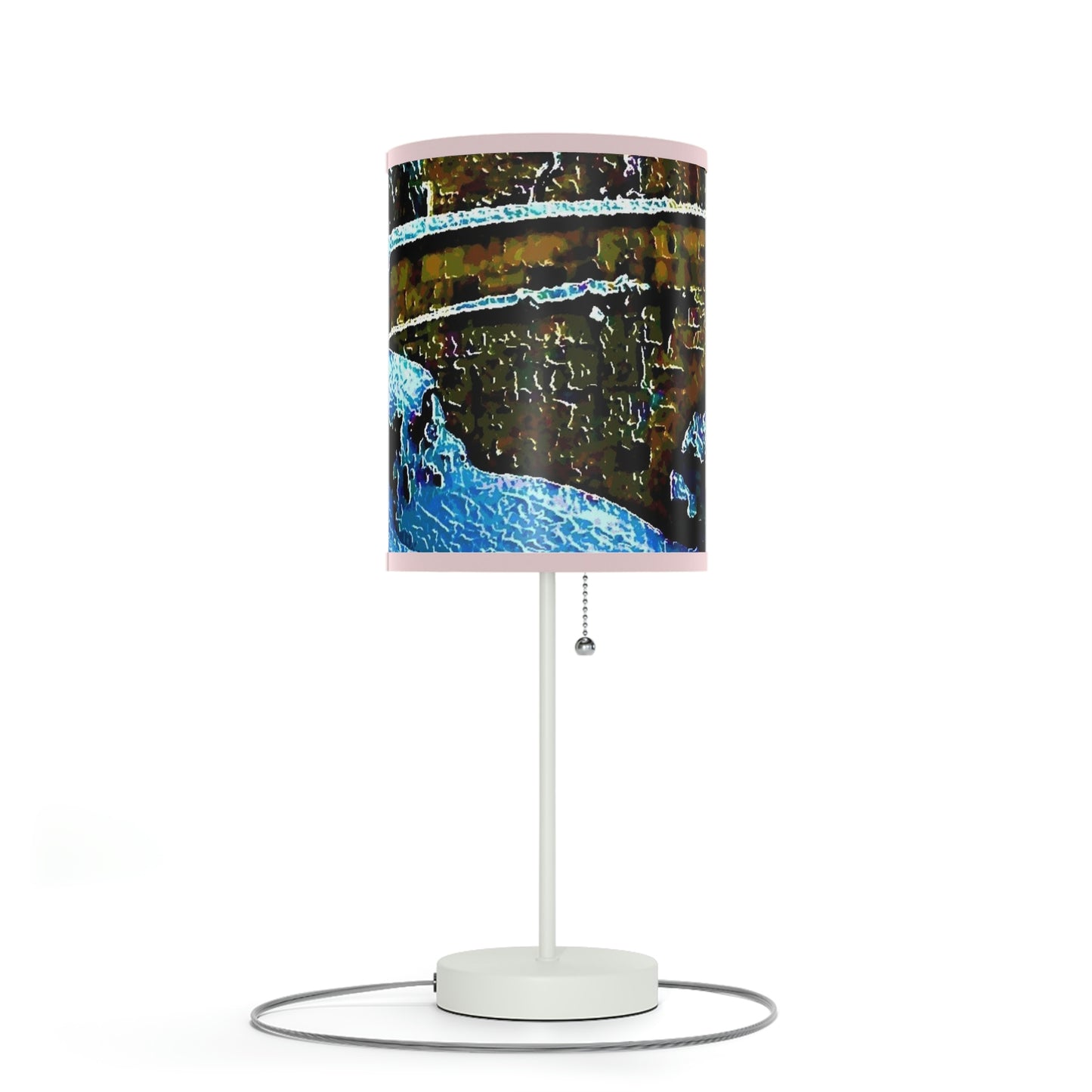 Lamp on a Stand, US|CA plug ... Walikng The Streets & Alleys ... 'Strolling The Canals ... '  ... Original Works  ...