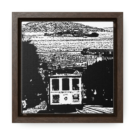 Gallery Canvas Wraps, Square Frame /// San Francisco ... 'A Rice-A-Roni-A-San Francisco Treat' ... "A Cable Car Classic" ... Family Archives: 1973 ... Original Works ...