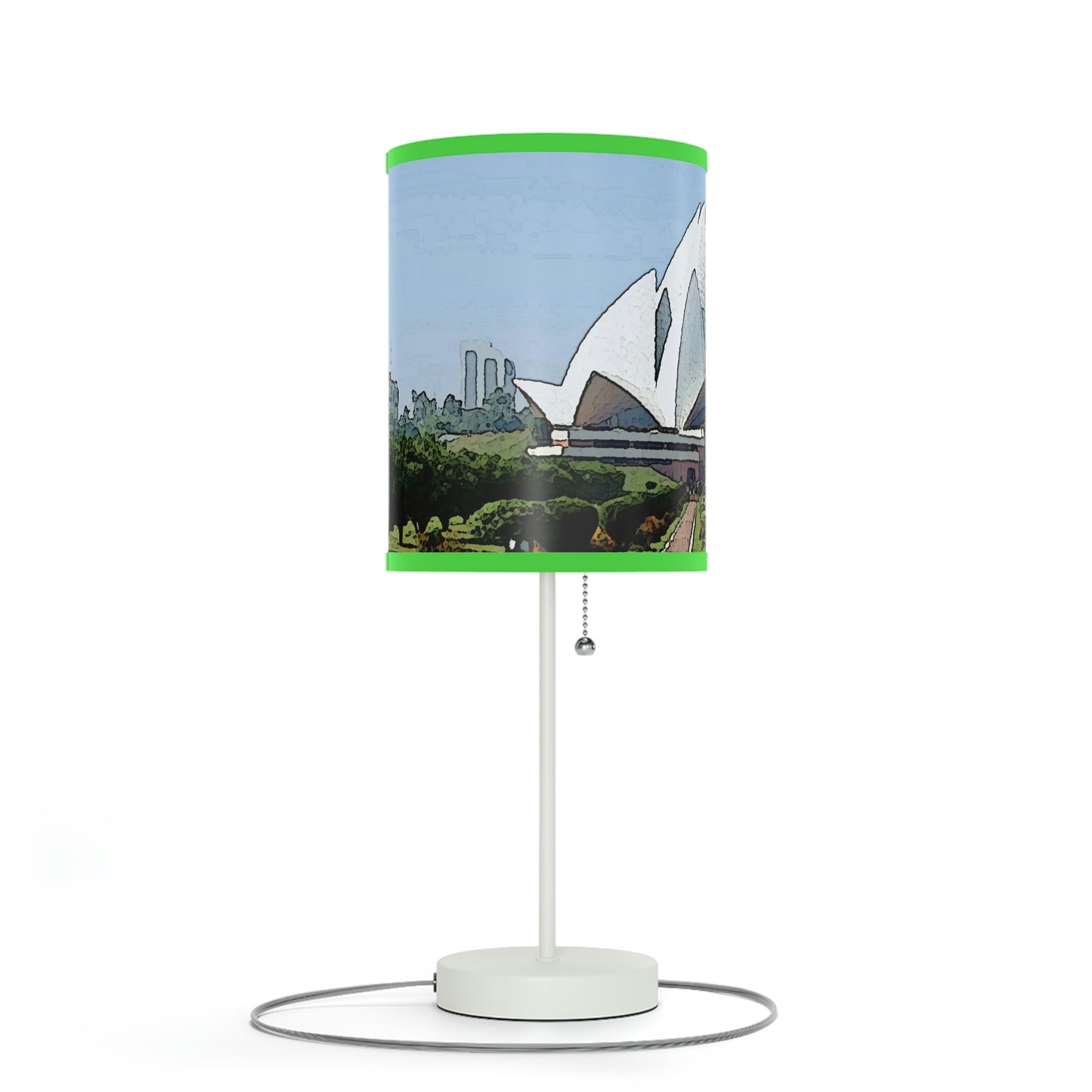 Lamp on a Stand, US|CA plug ... 'Bahai'i House-Of-Worship' ... "Lotus Temple: Delhi, India, 2008" ... Original Works ...