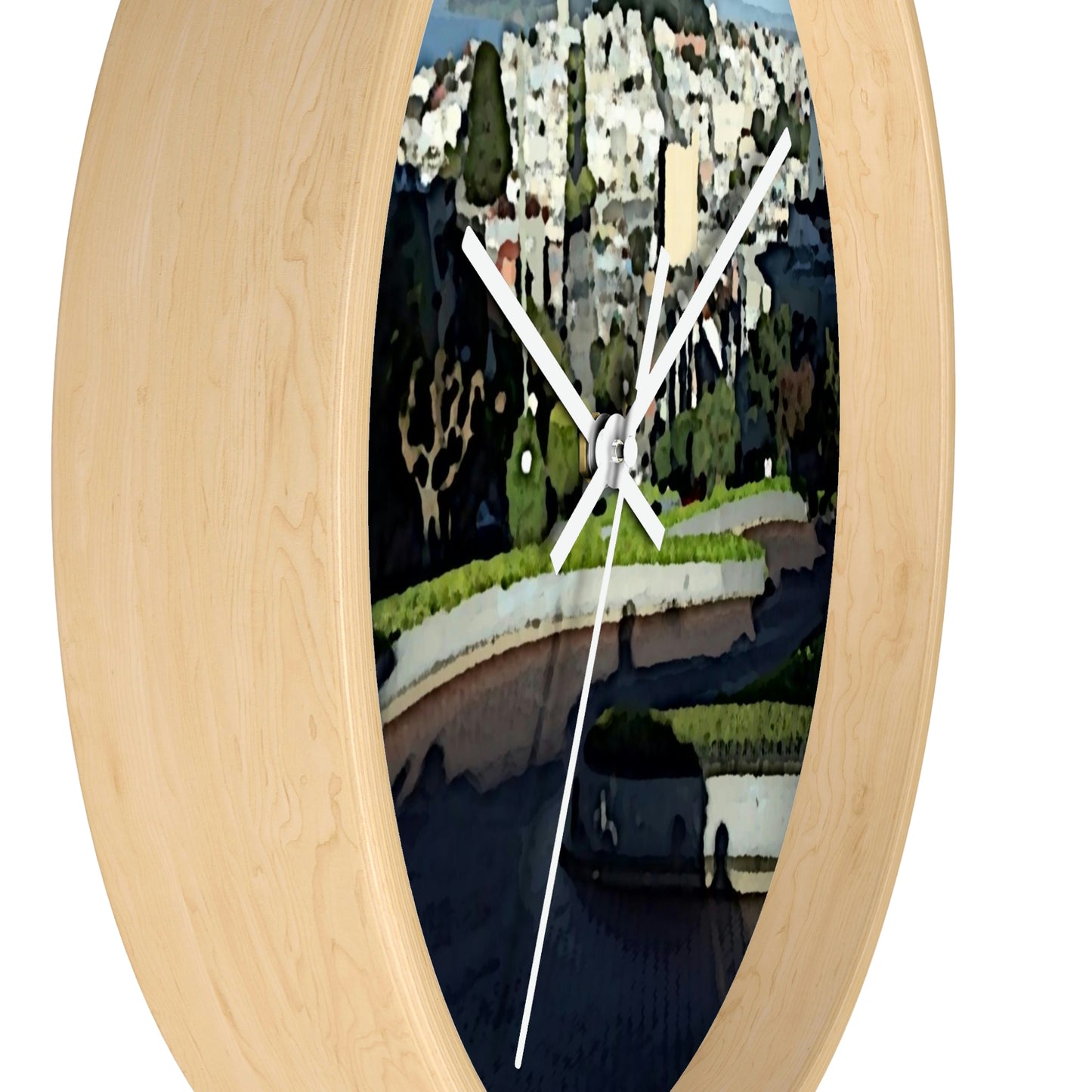 Wall clock ... "Lombard Street San Francisco, CA, USA" ... Family Archives 1970's ... Original Works ...