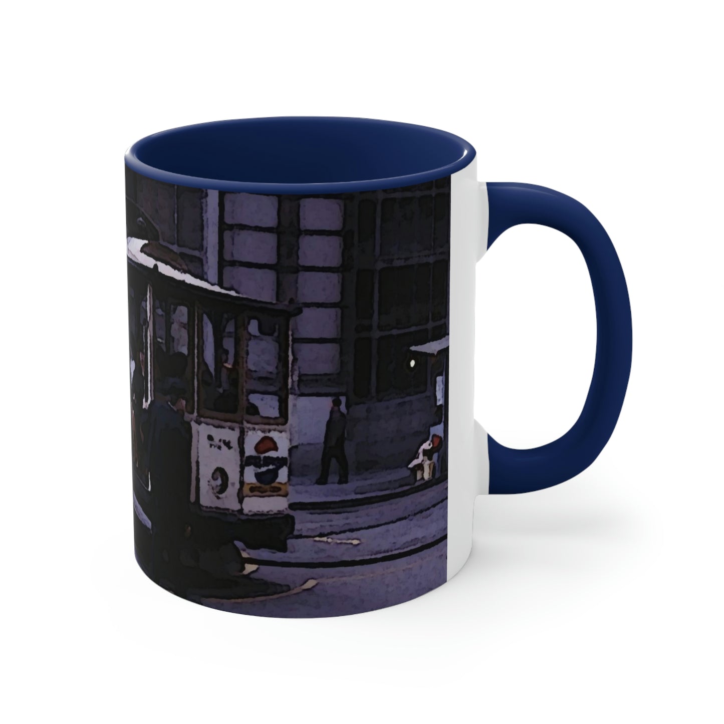 Accent Coffee Mug, 11oz ... San Francisco ... 'Rice-A-Roni-A-San Francisco Treat' ... "A Cable Car Classic" ... Family Archives: 1973 ... Original Works ...