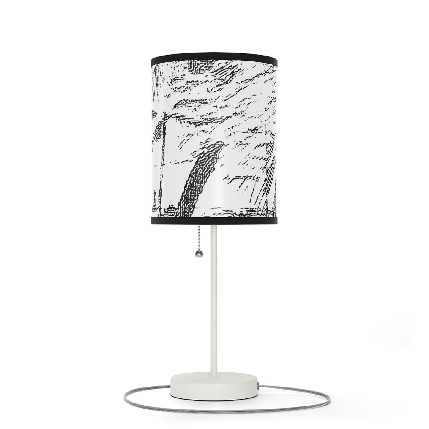 Lamp on a Stand, US|CA plug ... "The Royal Hawai'ian: Waikiki Beach_Beach" ... Honolulu, HI ... Ocotber 2014 (Halloween) ... Original Works ...