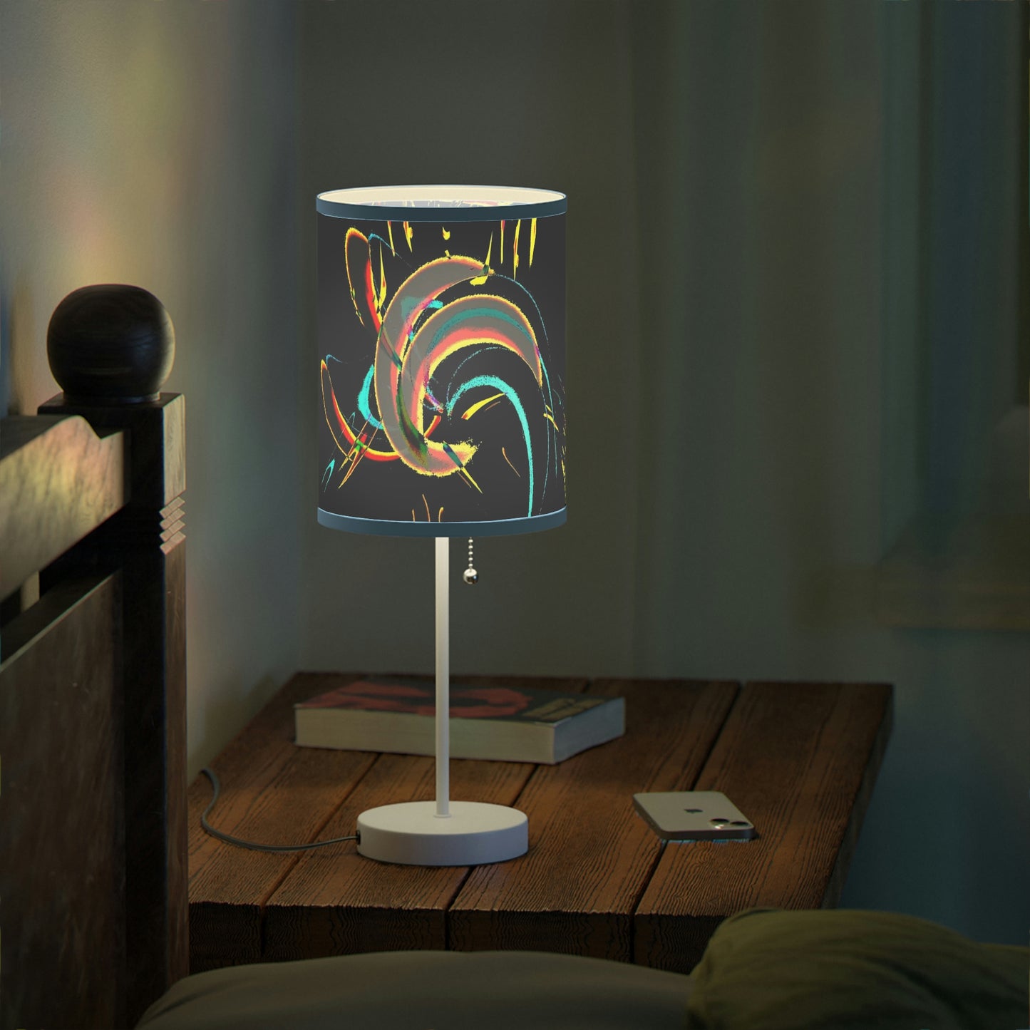 Lamp on a Stand, US|CA plug ... "Waning Moon" ... Central Idaho ... October 2022 ... Rendering Time: 22 Hours ... Original Works ...