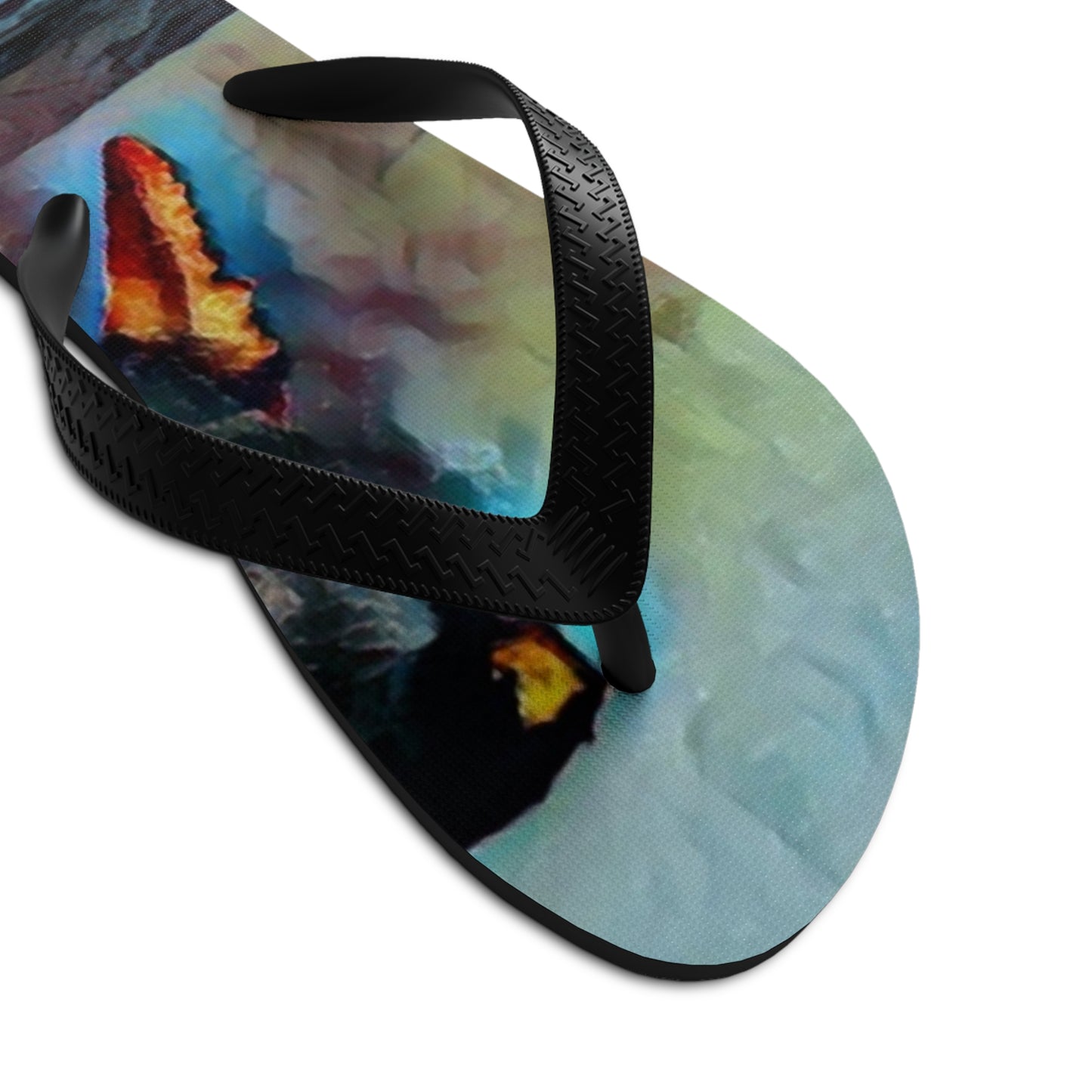 Unisex Flip-Flops ... An Extraordinary Humpback Breach ... 'With Explosive Energy' ... Family Archives (KPH) ... Circa: 21st Century. Maui, HI ... Original Works ...