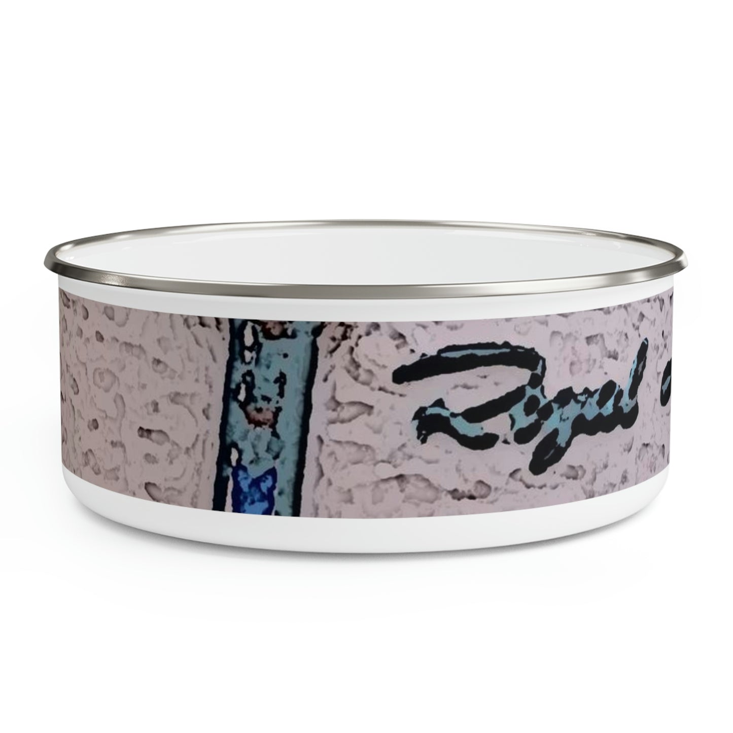 Enamel Bowl ...  "La Grande Entree" At: 'The Pink Palace' ... The Royal Hawai'ian ... Honolulu, HI ... '27Oct2014' ... Original Works ...