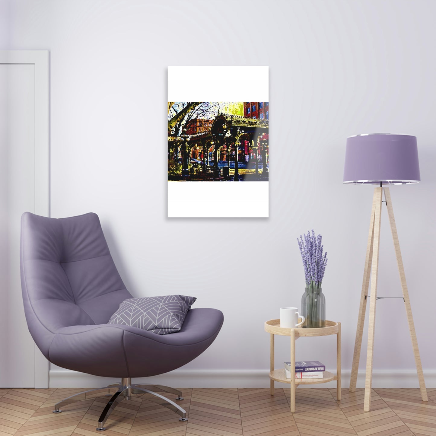 Acrylic Prints .. A Very Fine Place To Meet ... To Catch The Bus ... 'To Find A Friend' .. Just-To-Hangout ... Dr FJHolt Base Photo ... Original Works ...