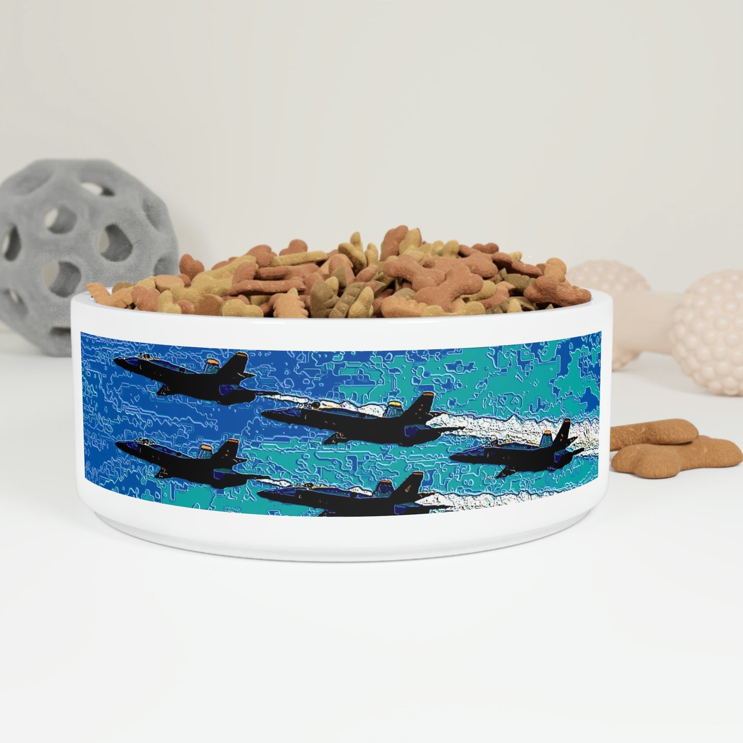 Pet Bowl ... Seattle Seafair ..."Blue Angels Run Over Lake Washington" ... Circa Mid 1980's ... Dr FJ Holt ... Original Works ...